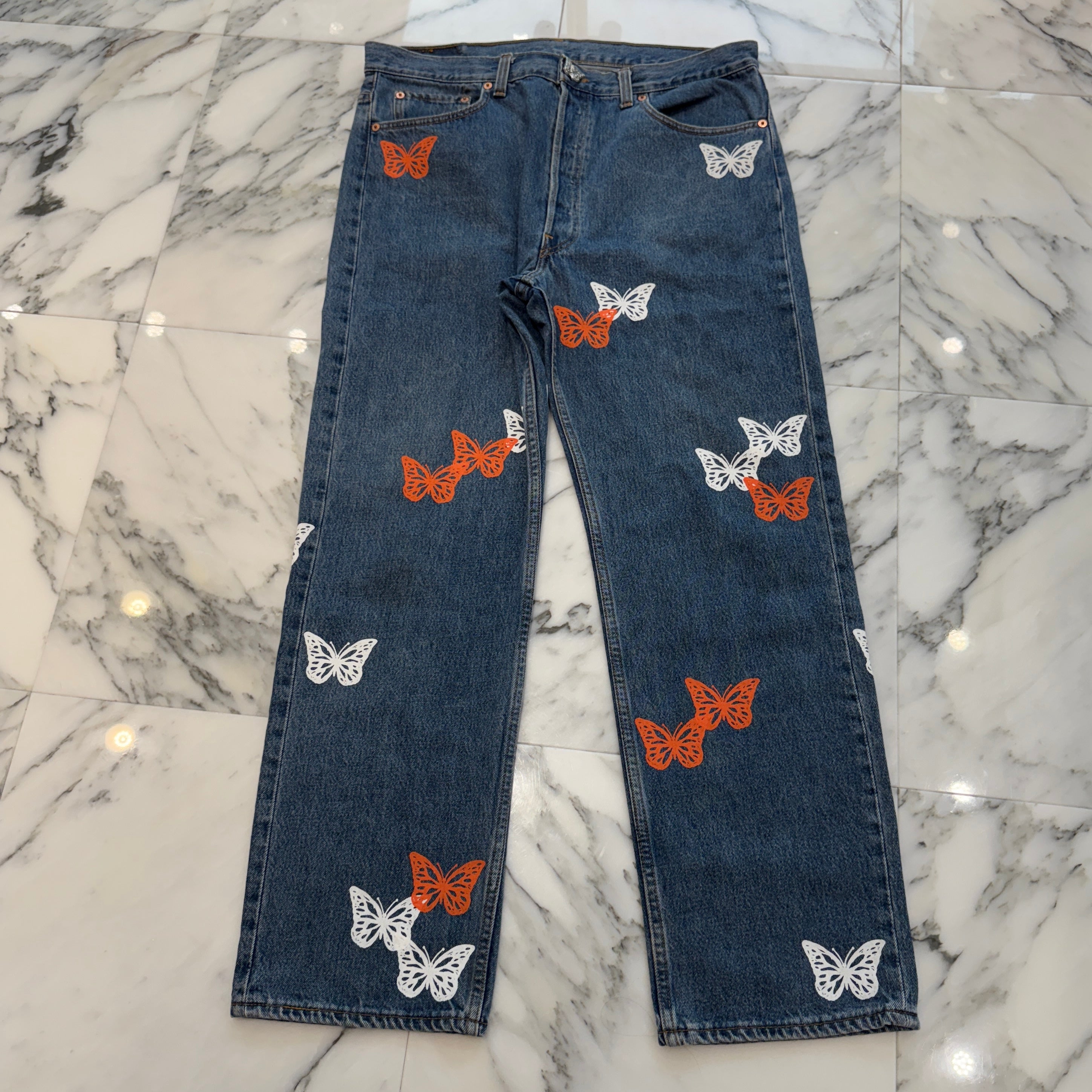 ABOUT DREAMS Butterfly Jeans Size W38×L30 アバウトドリームズ バタフライジーンズ サイズW38×L30