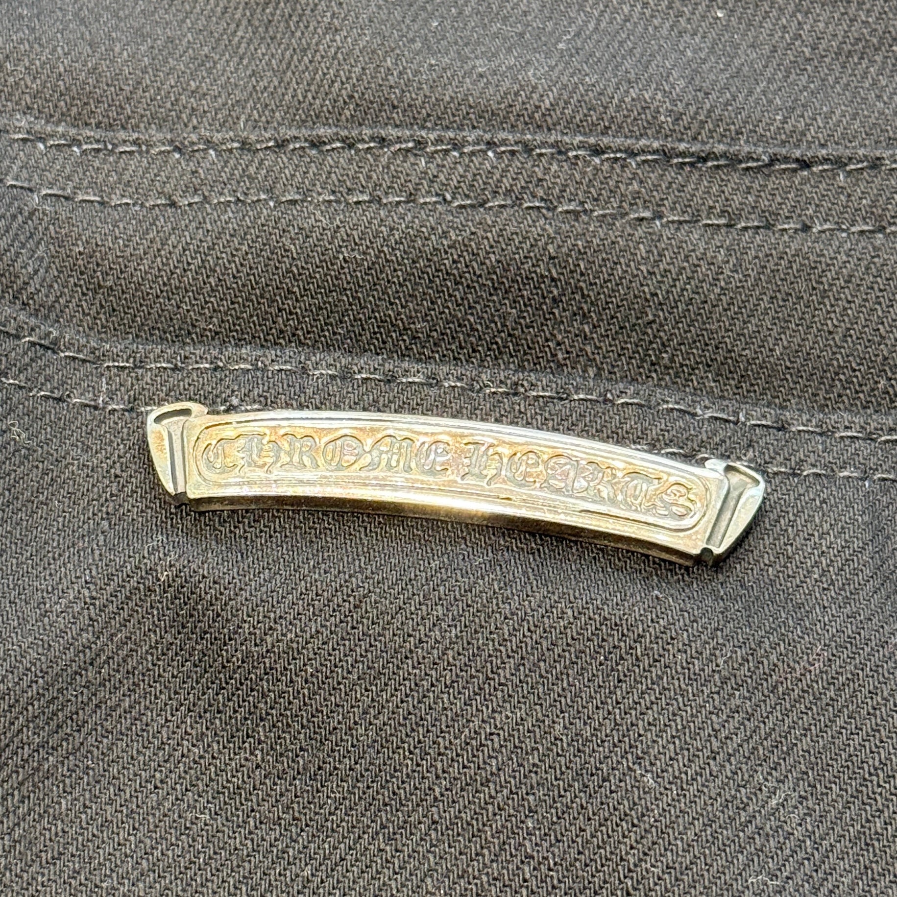 CHROME HEARTS Flare Knee Denim Pants Size 32 クロムハーツ フレアニーデニムパンツ サイズ32