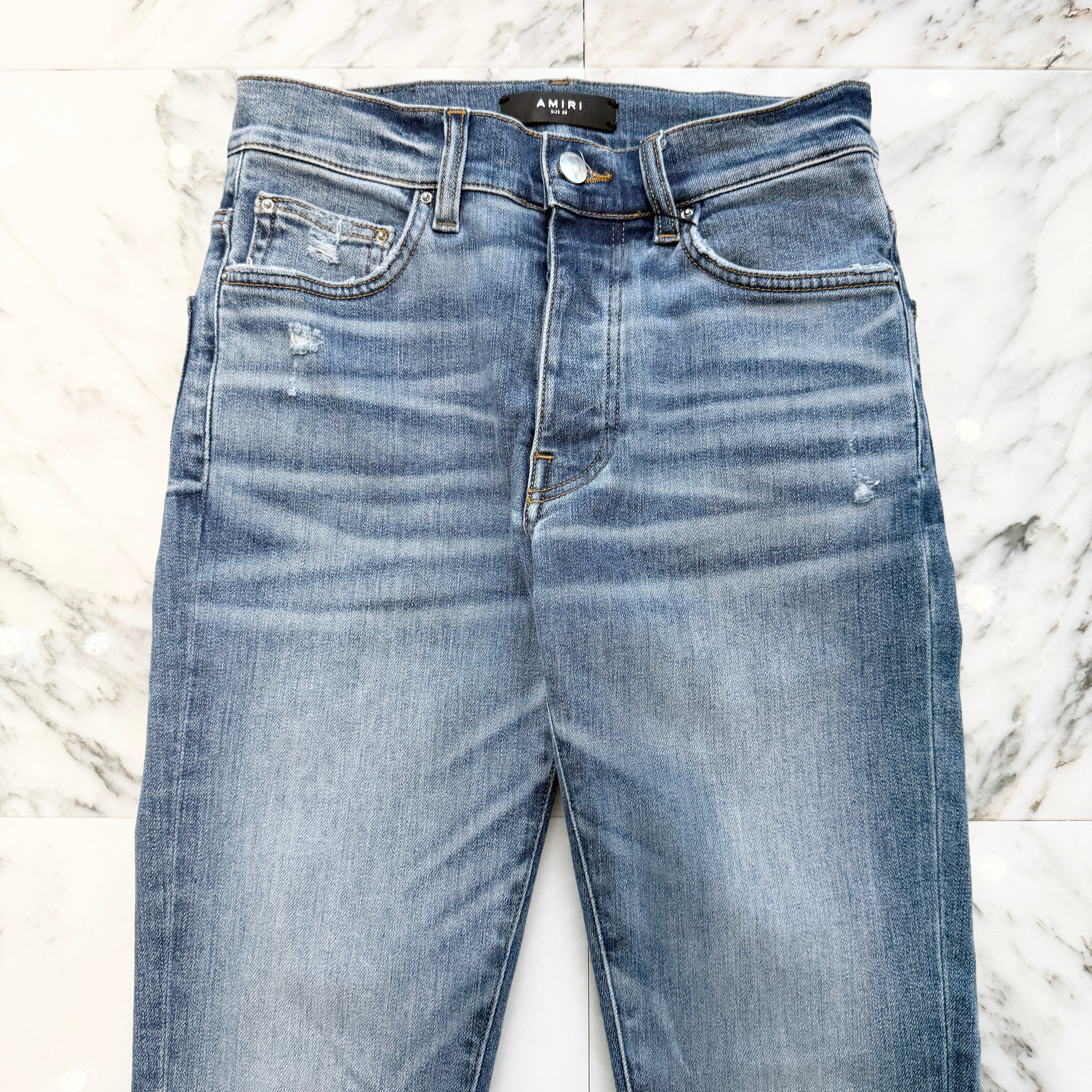 AMIRI Distressed Skinny Denim Pants Size 28 アミリ ダメージ加工 スキニー デニムパンツ サイズ28