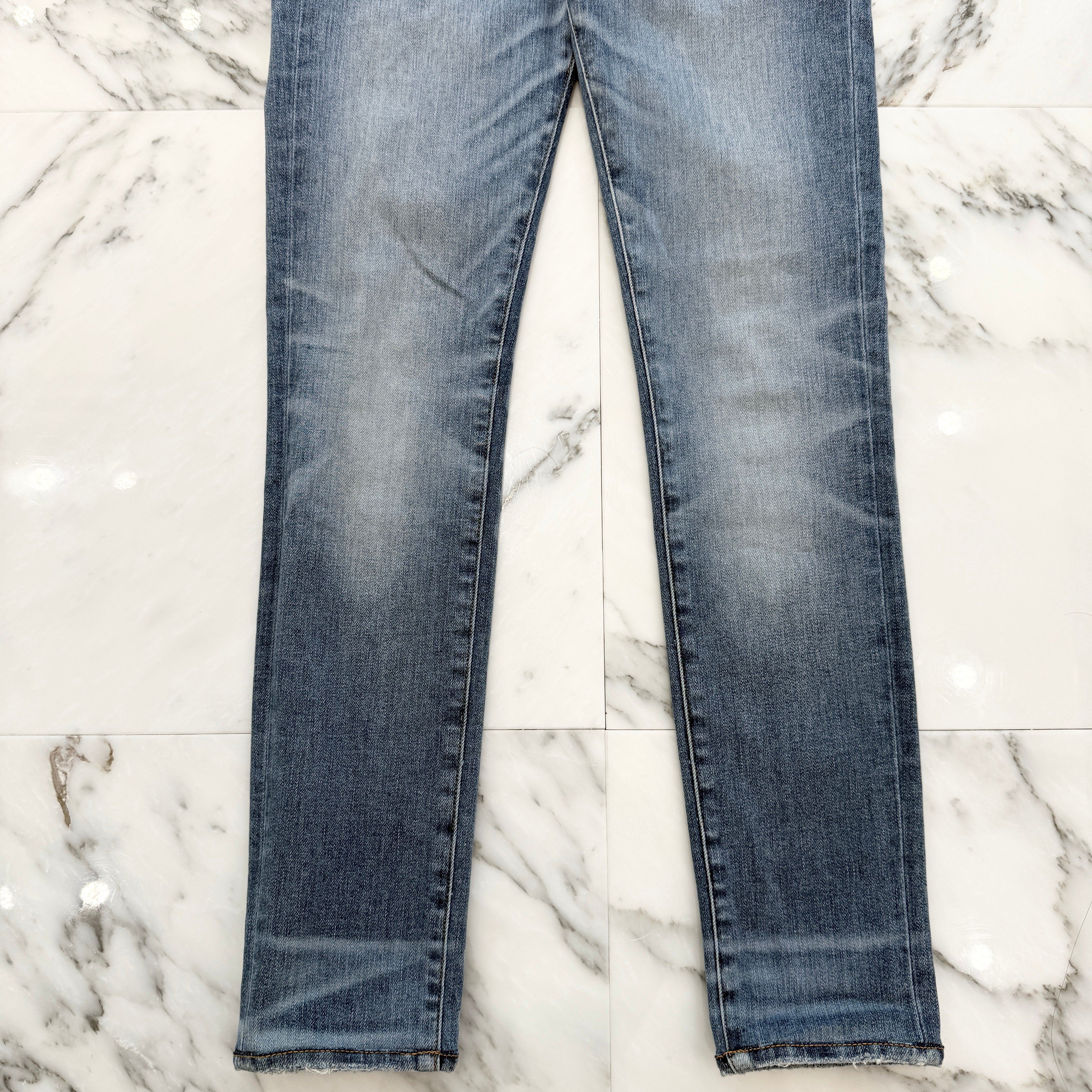 メンズ AMIRI ダメージ加工デニムパンツ 28