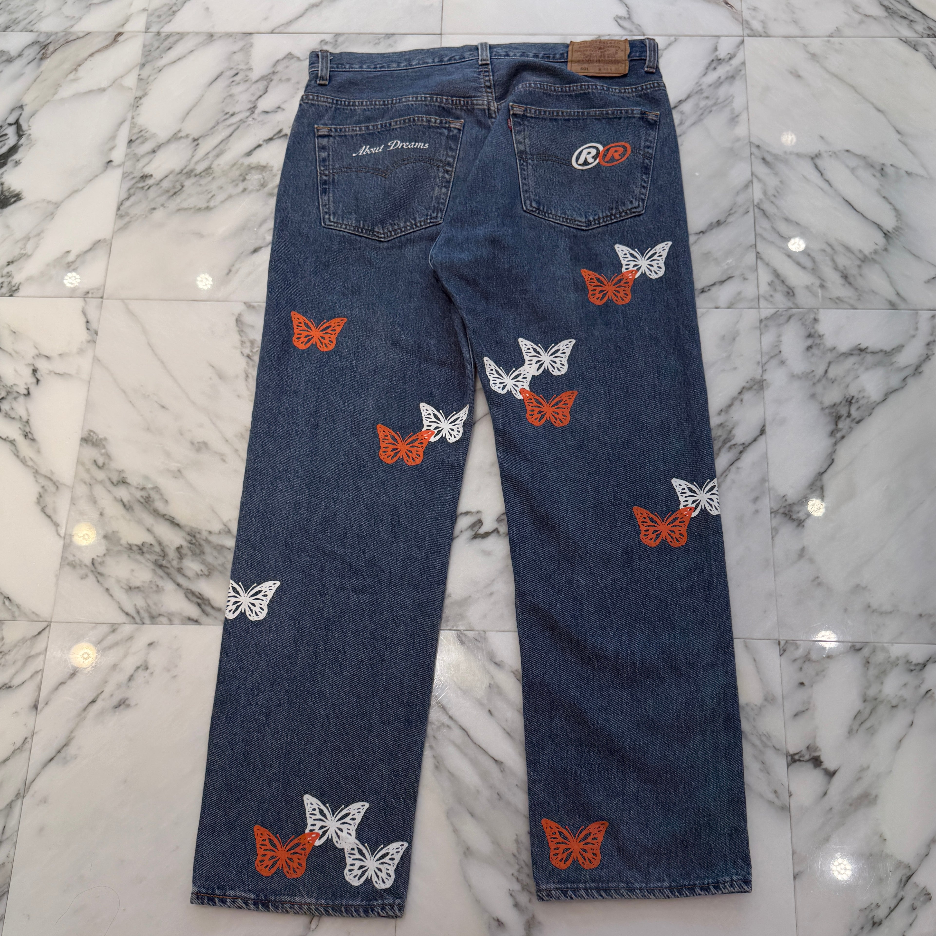 ABOUT DREAMS Butterfly Jeans Size W38×L30 アバウトドリームズ