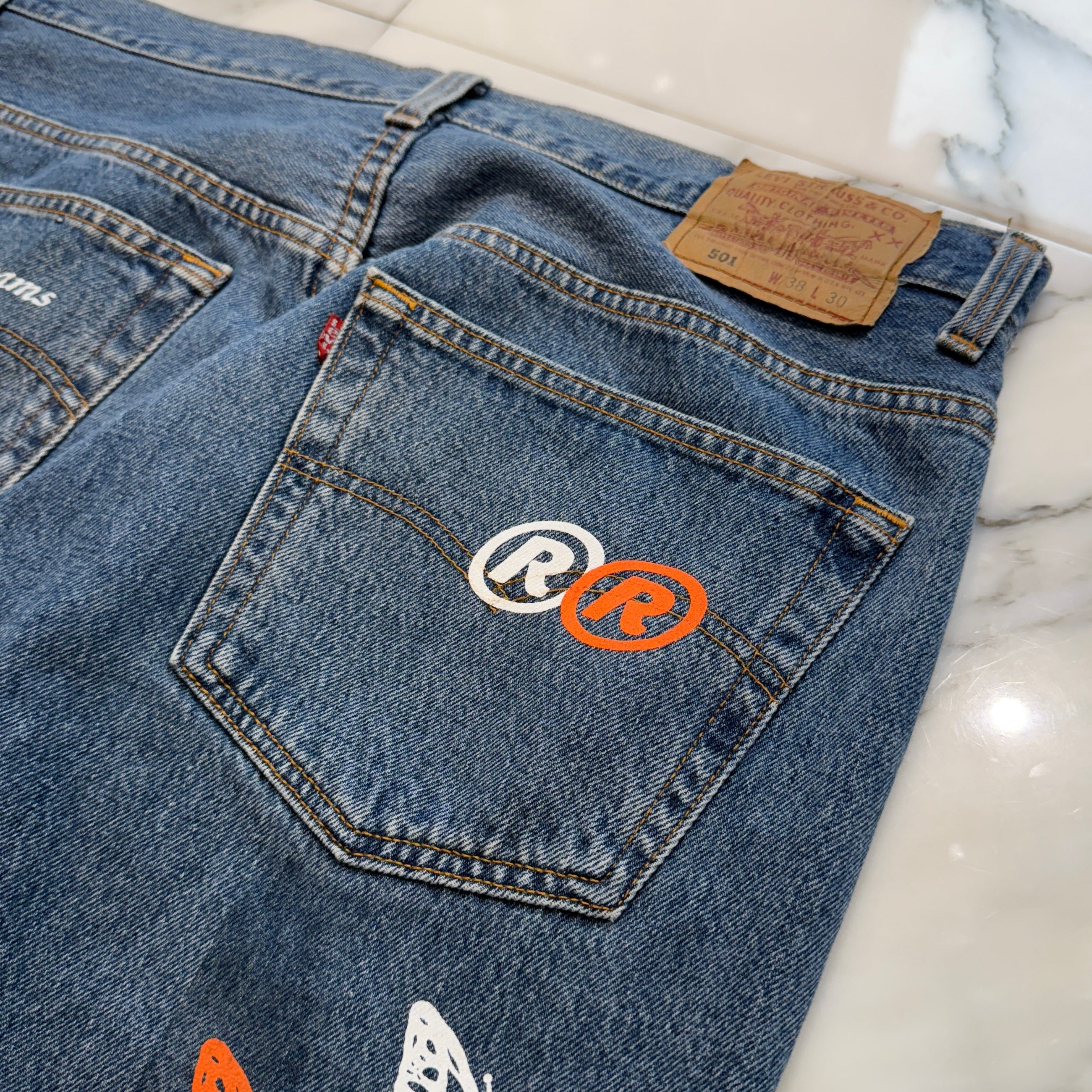 ABOUT DREAMS Butterfly Jeans Size W38×L30 アバウトドリームズ バタフライジーンズ サイズW38×L30