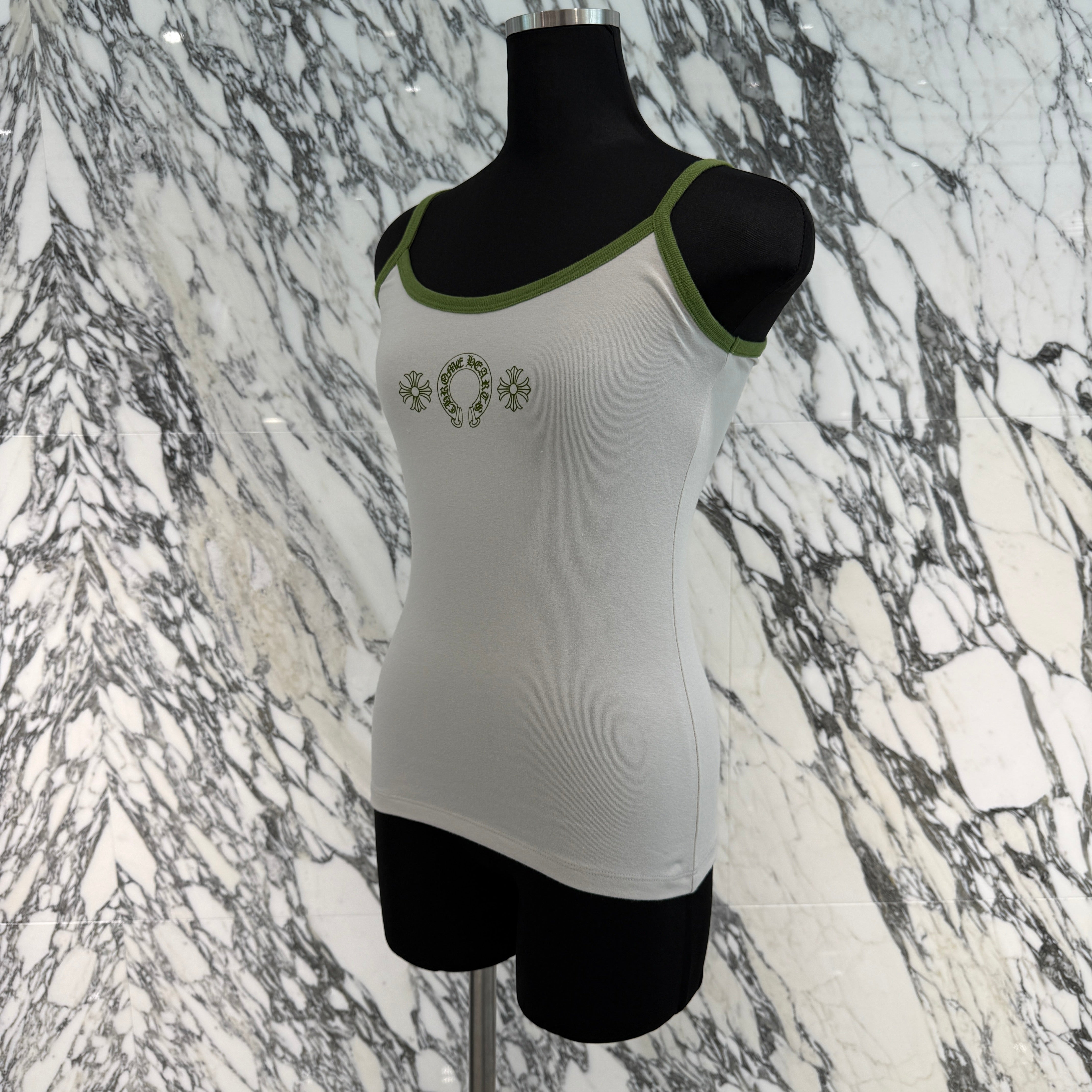 CHROME HEARTS Horseshoe Short Camisole Top Size M クロムハーツ ホースシュー ショート キャミソールトップ サイズM