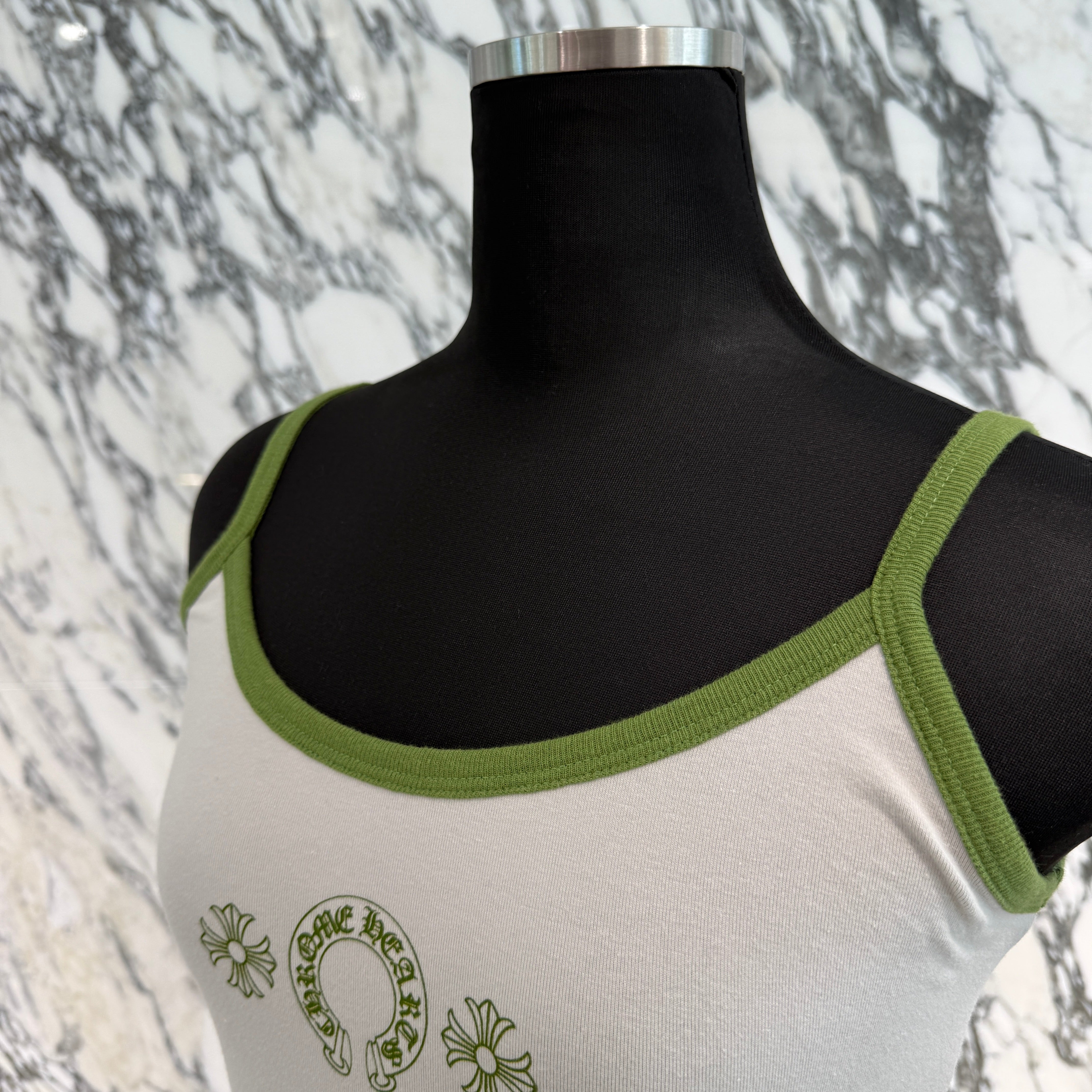 CHROME HEARTS Horseshoe Short Camisole Top Size M クロムハーツ ホースシュー ショート キャミソールトップ サイズM