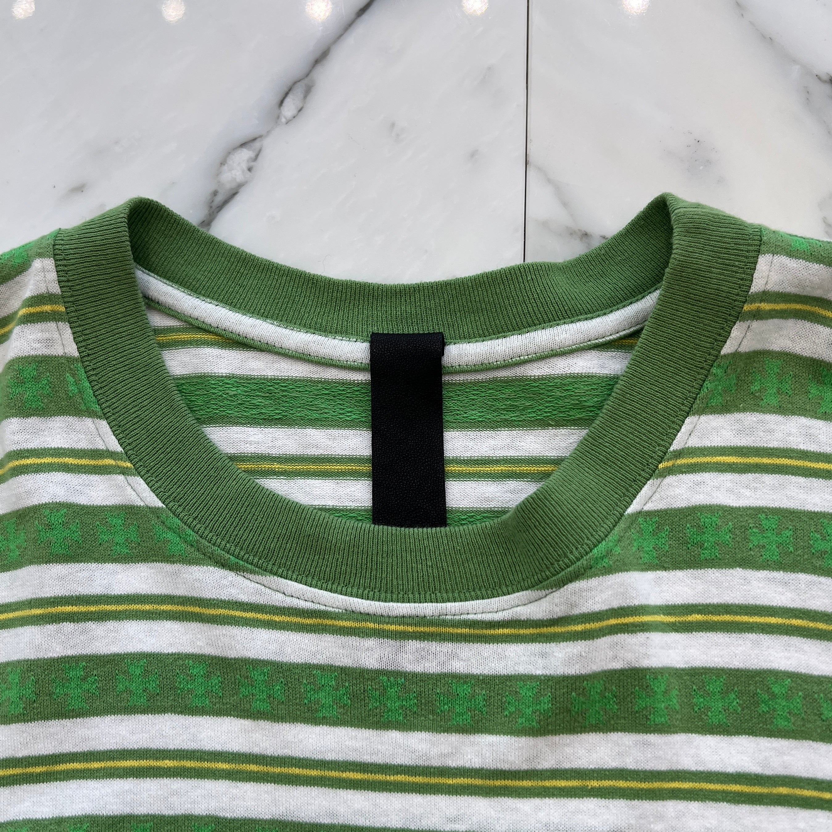 CHROME HEARTS Y NOT Vine Dagger Embroidery Polo Tee Size L クロムハーツ ワイノット ヴァインダガー 刺繍 ポロ Tシャツ サイズL