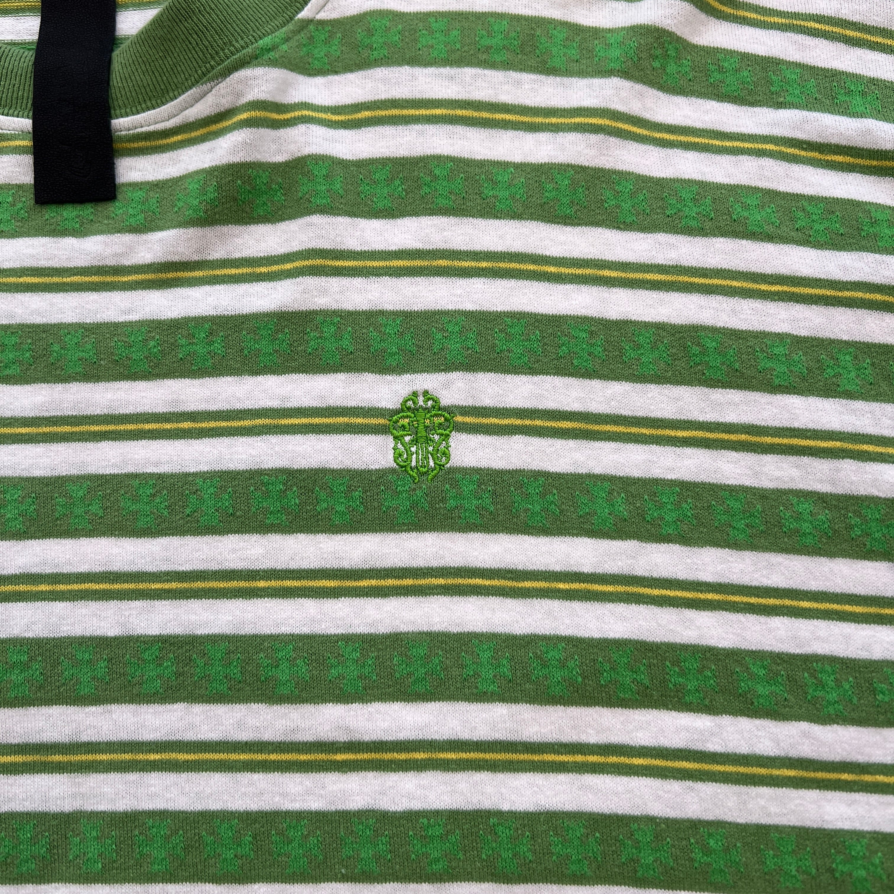 CHROME HEARTS Y NOT Vine Dagger Embroidery Polo Tee Size L クロムハーツ ワイノット ヴァインダガー 刺繍 ポロ Tシャツ サイズL