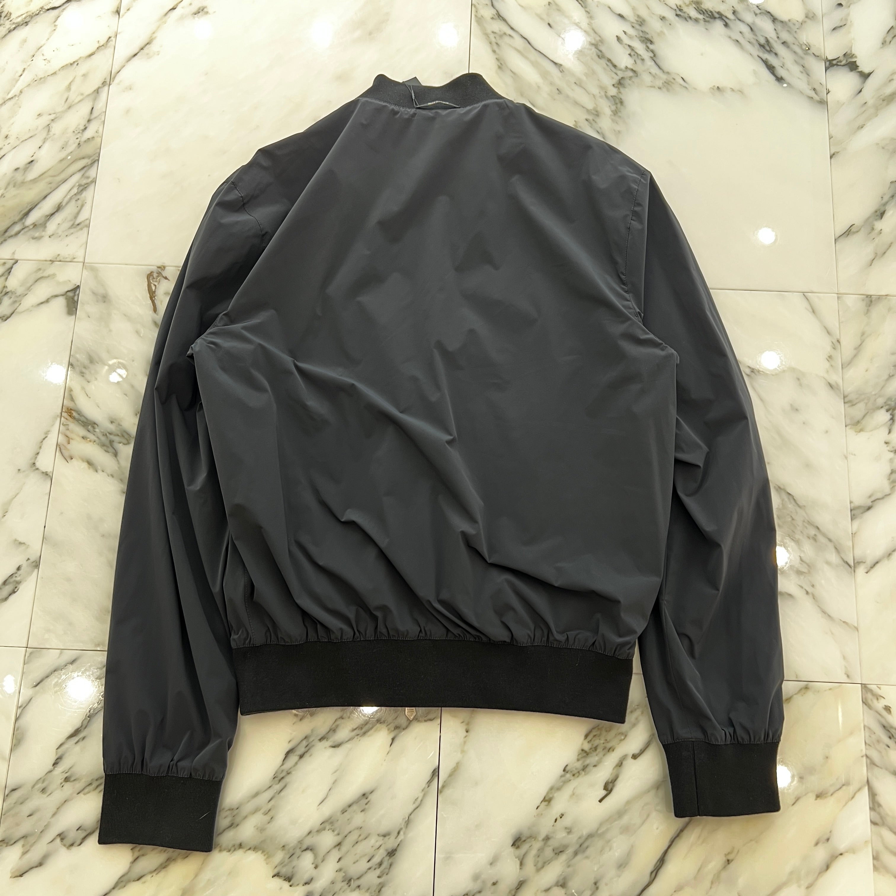 HERMES Etrier Reversible Rib Trim Blouson Size 46 エルメス エトリエ リバーシブル リブトリム ブルゾン サイズ46