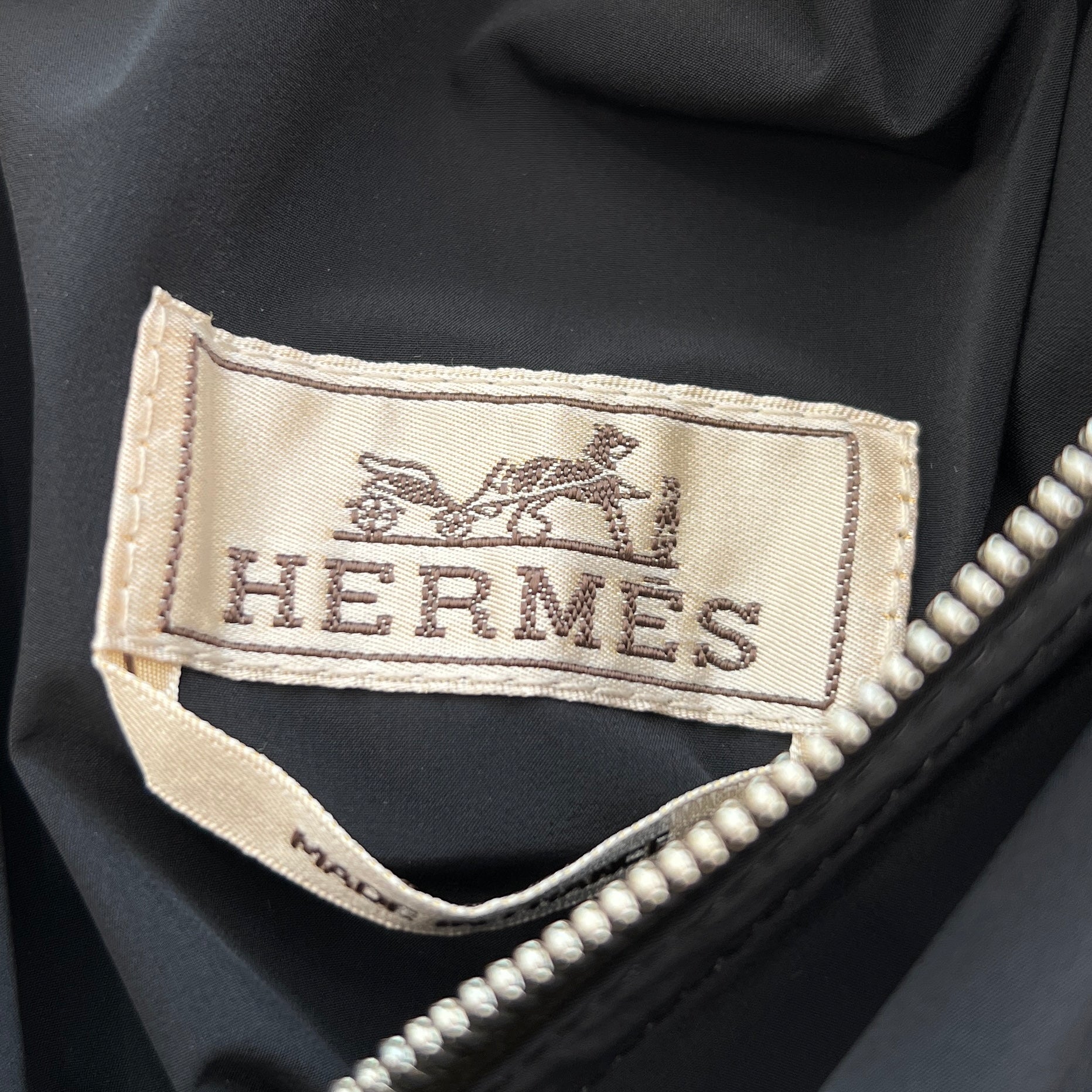 HERMES Etrier Reversible Rib Trim Blouson Size 46 エルメス エトリエ リバーシブル リブトリム ブルゾン サイズ46