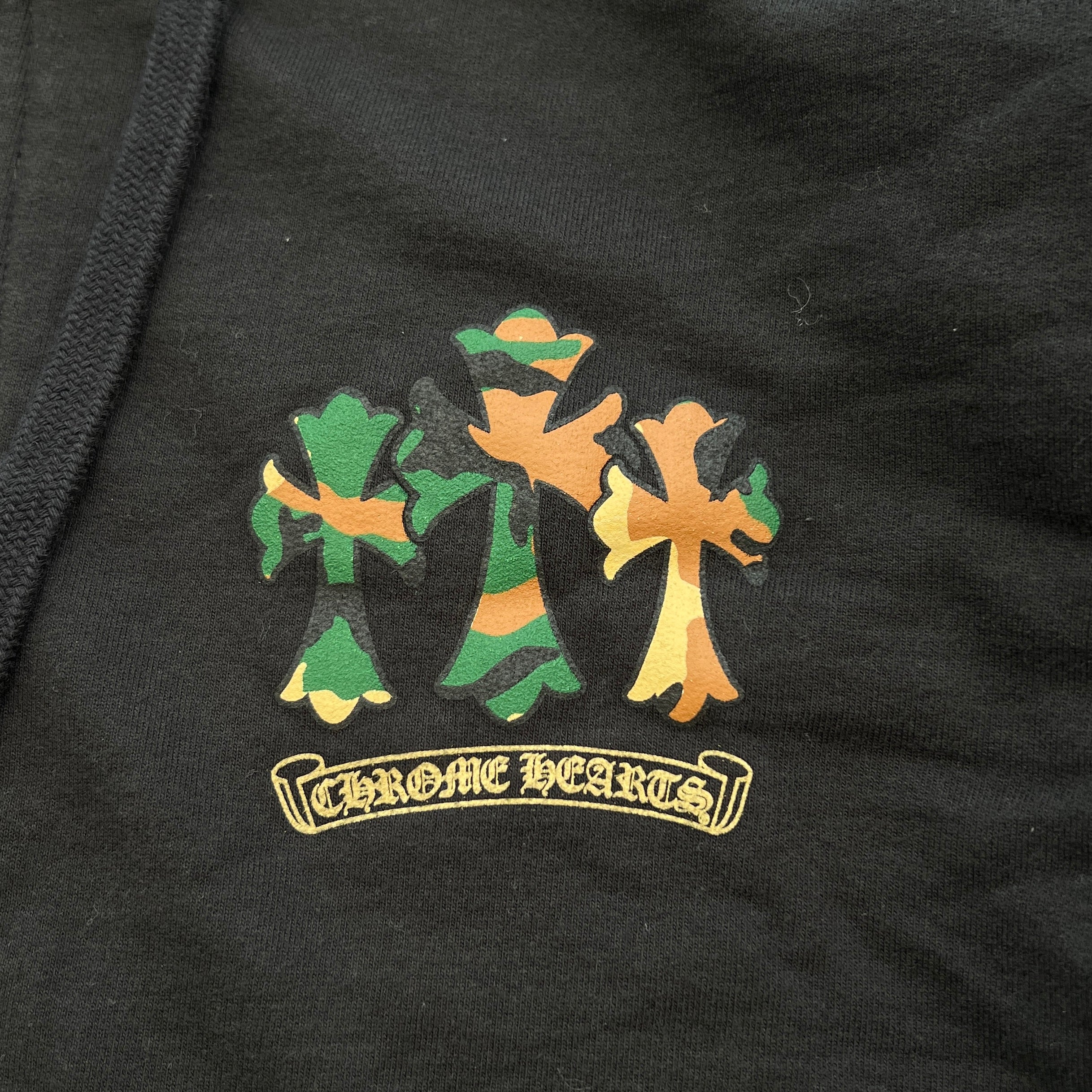 CHROME HEARTS Camo Horseshoe Zip Up Hoodie Size S クロムハーツ カモ ホースシュー ジップアップ フーディー サイズS