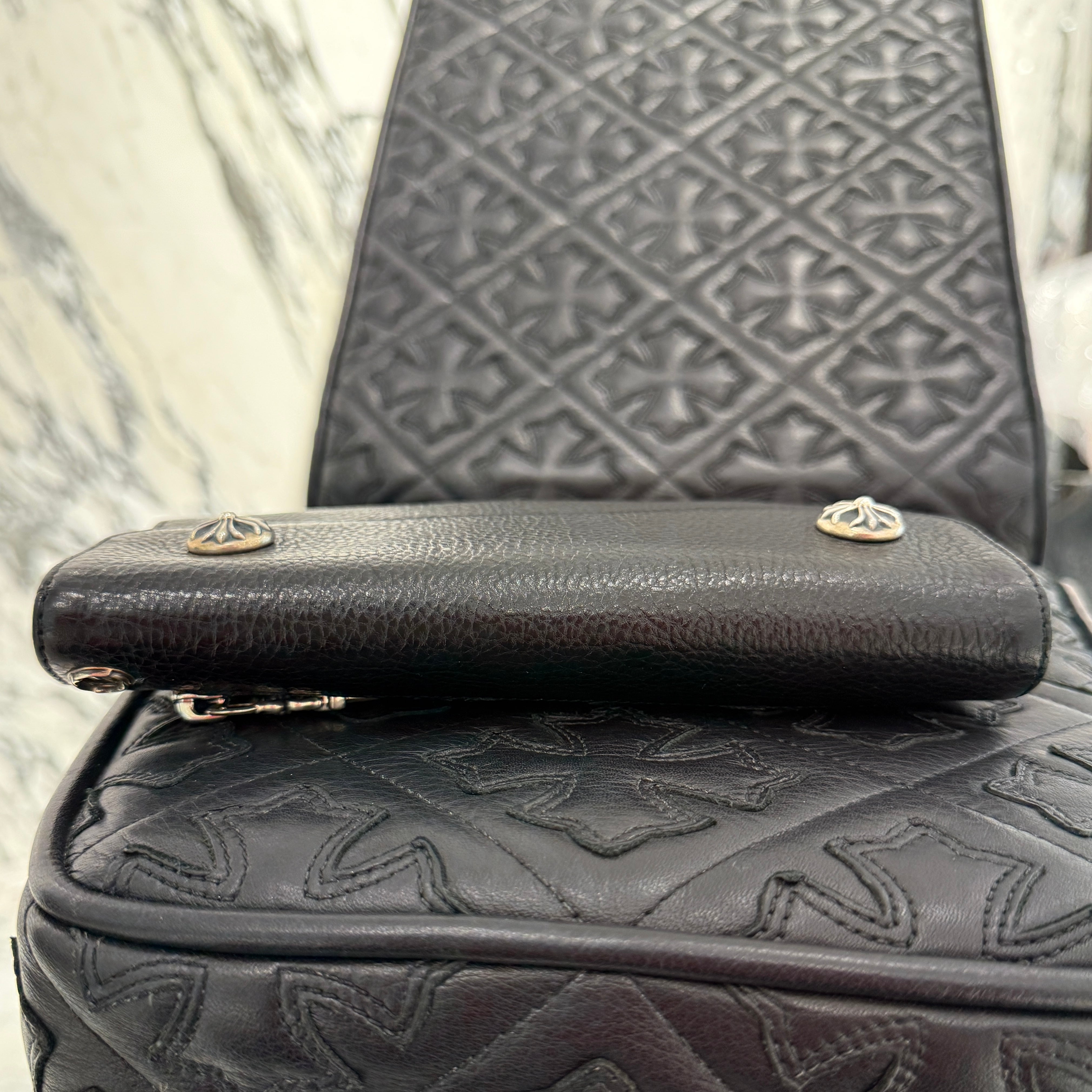 CHROME HEARTS Wave Cross Ball Wallet クロムハーツ ウェーブ クロスボール ウォレット