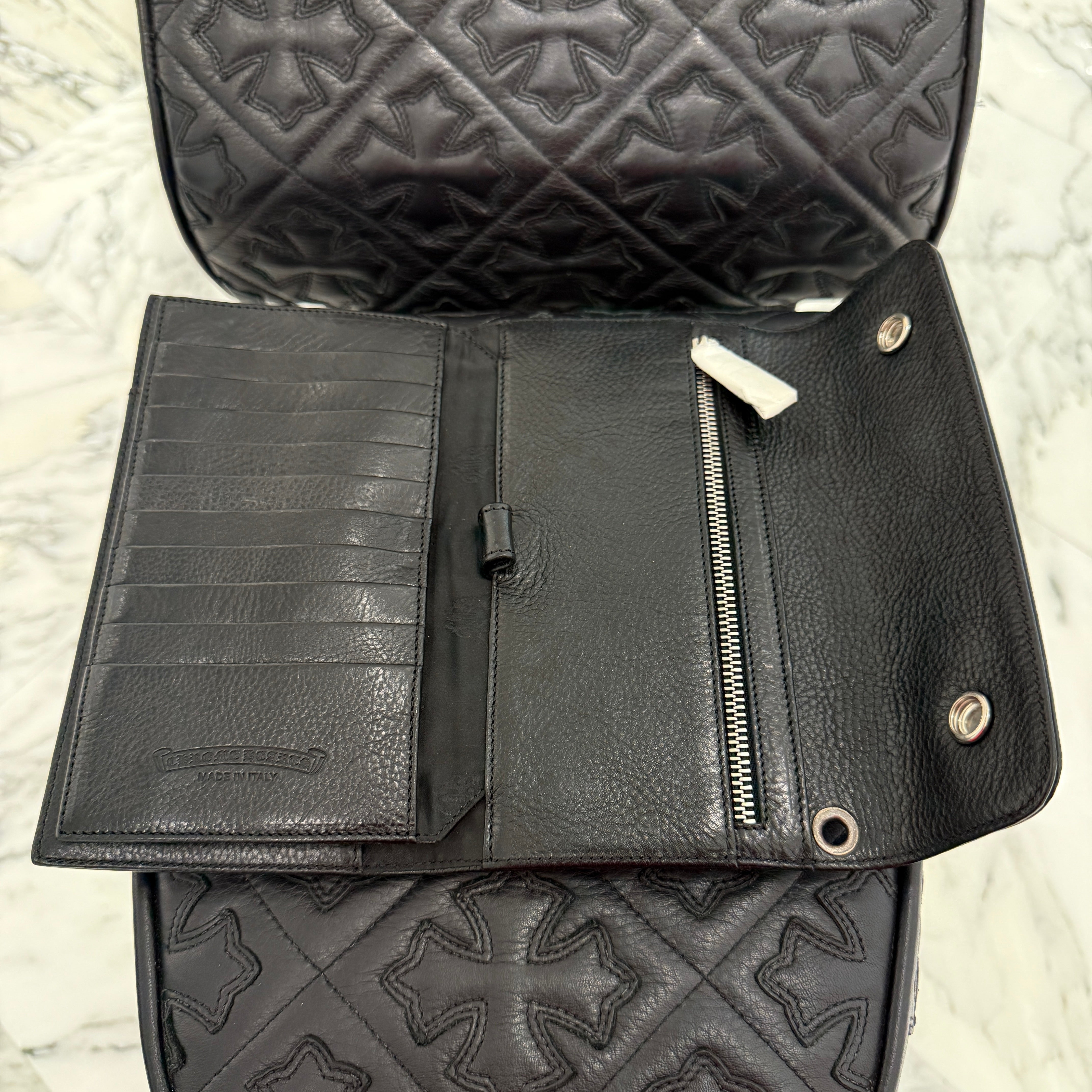 CHROME HEARTS Wave Cross Ball Wallet クロムハーツ ウェーブ クロスボール ウォレット