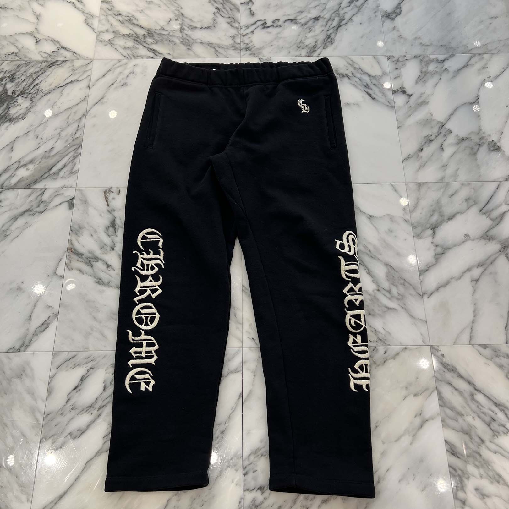 CHROME HEARTS SLO RIDE Logo Embroidery Sweat Long Pants Size L クロムハーツ スローライド ロゴ刺繍 スウェットロングパンツ サイズL