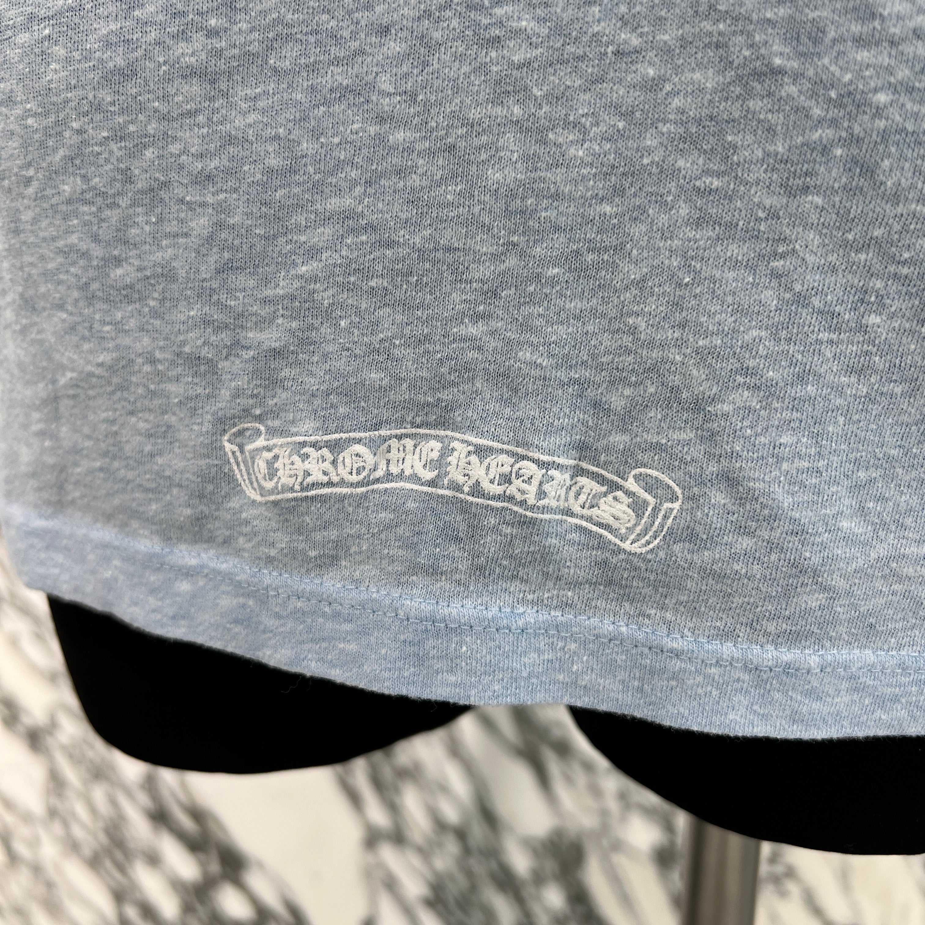 CHROME HEARTS Back Scroll Ringer Tee Size M クロムハーツ バックスクロール リンガー Tシャツ サイズM