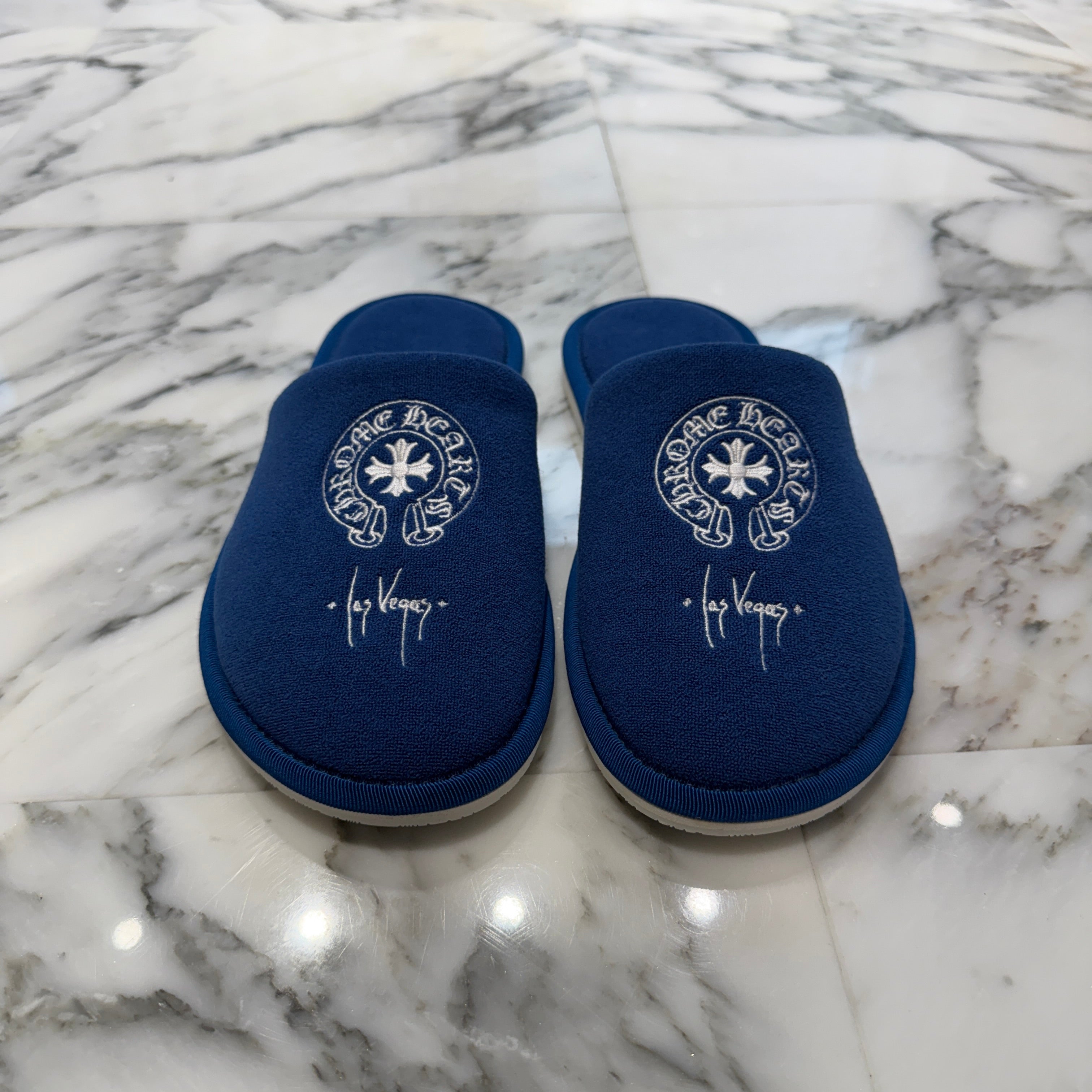 CHROME HEARTS Las Vegas Limited Horseshoe Hotel Slippers Sandals Size M クロムハーツ ラスベガス限定 ホースシューホテルスリッパ サンダル サイズM