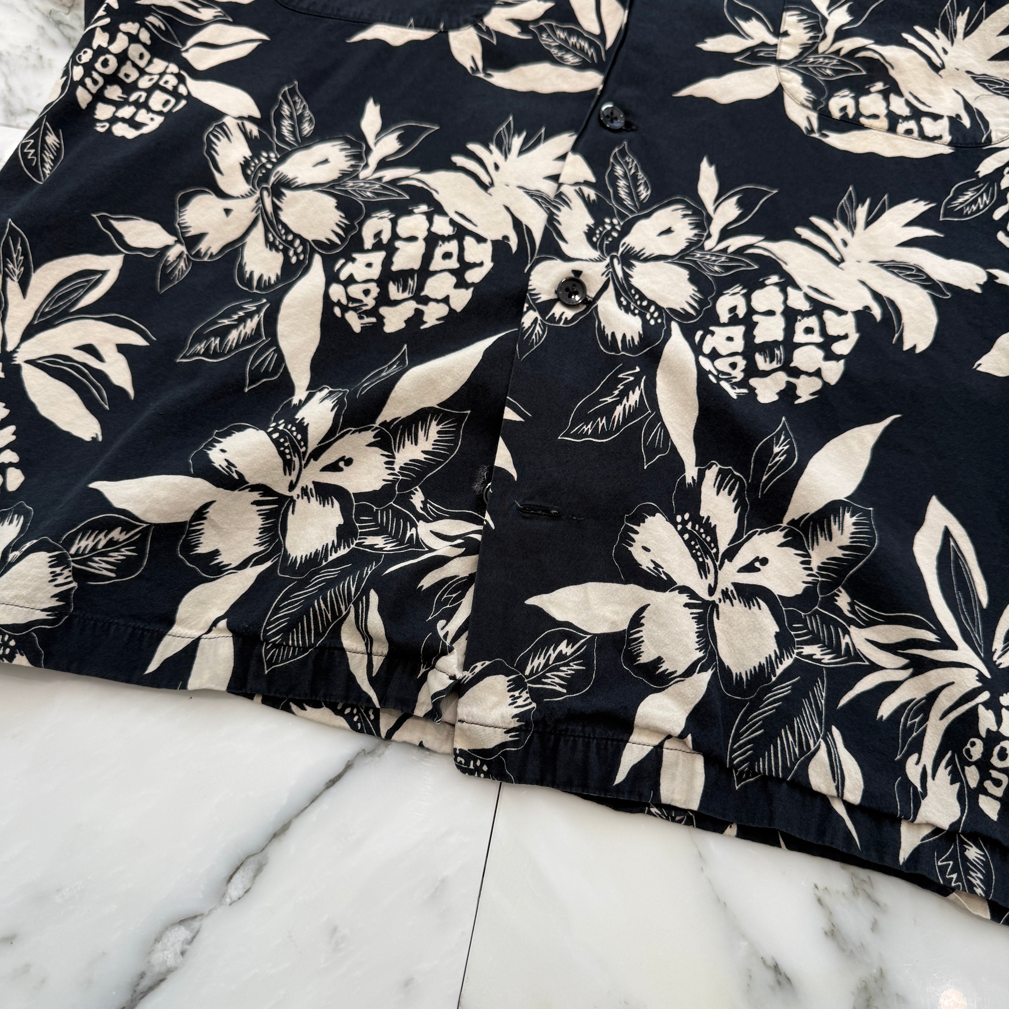 SAINT LAURENT PARIS 2016SS Classic Hawaiian Short Sleeve Shirt 415167 Y316P Size 38 サンローランパリ クラッシック ハワイアン ショートスリーブ シャツ サイズ38