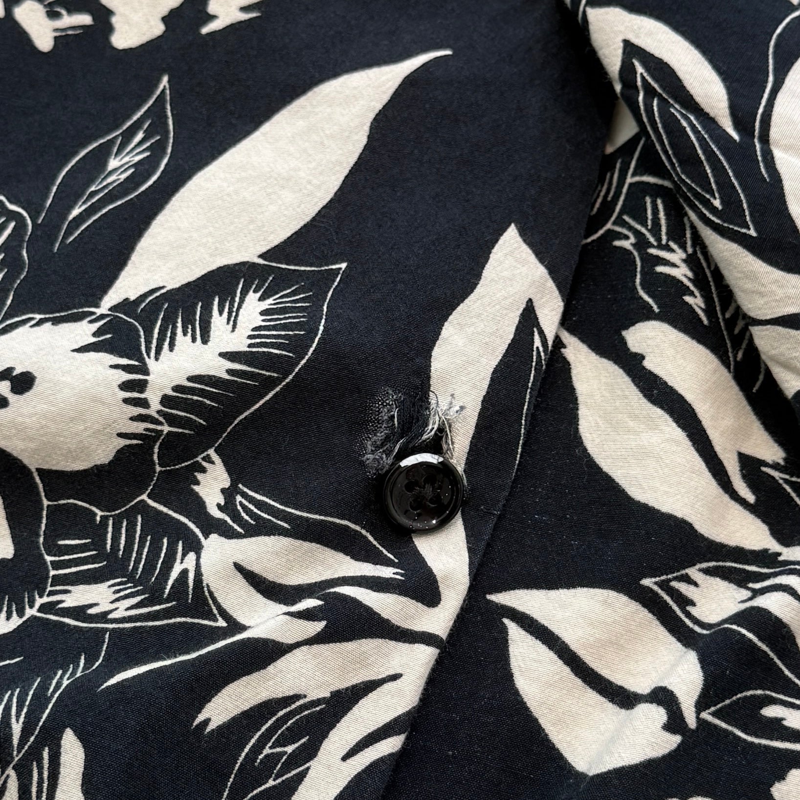 SAINT LAURENT PARIS 2016SS Classic Hawaiian Short Sleeve Shirt 415167 Y316P Size 38 サンローランパリ クラッシック ハワイアン ショートスリーブ シャツ サイズ38