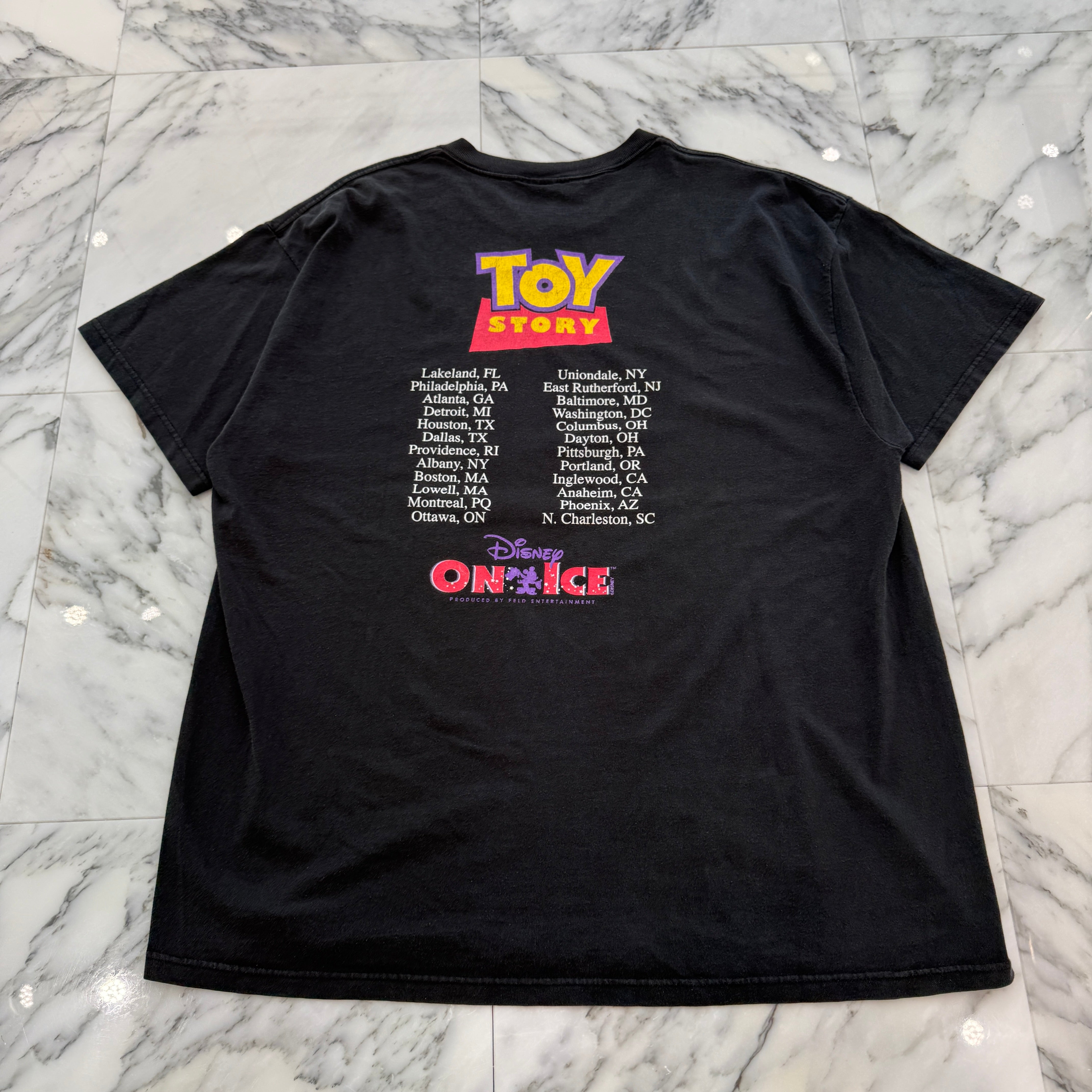 古着　トイストーリー　Tシャツ　XLサイズ　黒　ディズニー　ピクサー * 楽天市場】90s 00s ☆ トイストーリー 2 プリント Tシャツ メンズ L