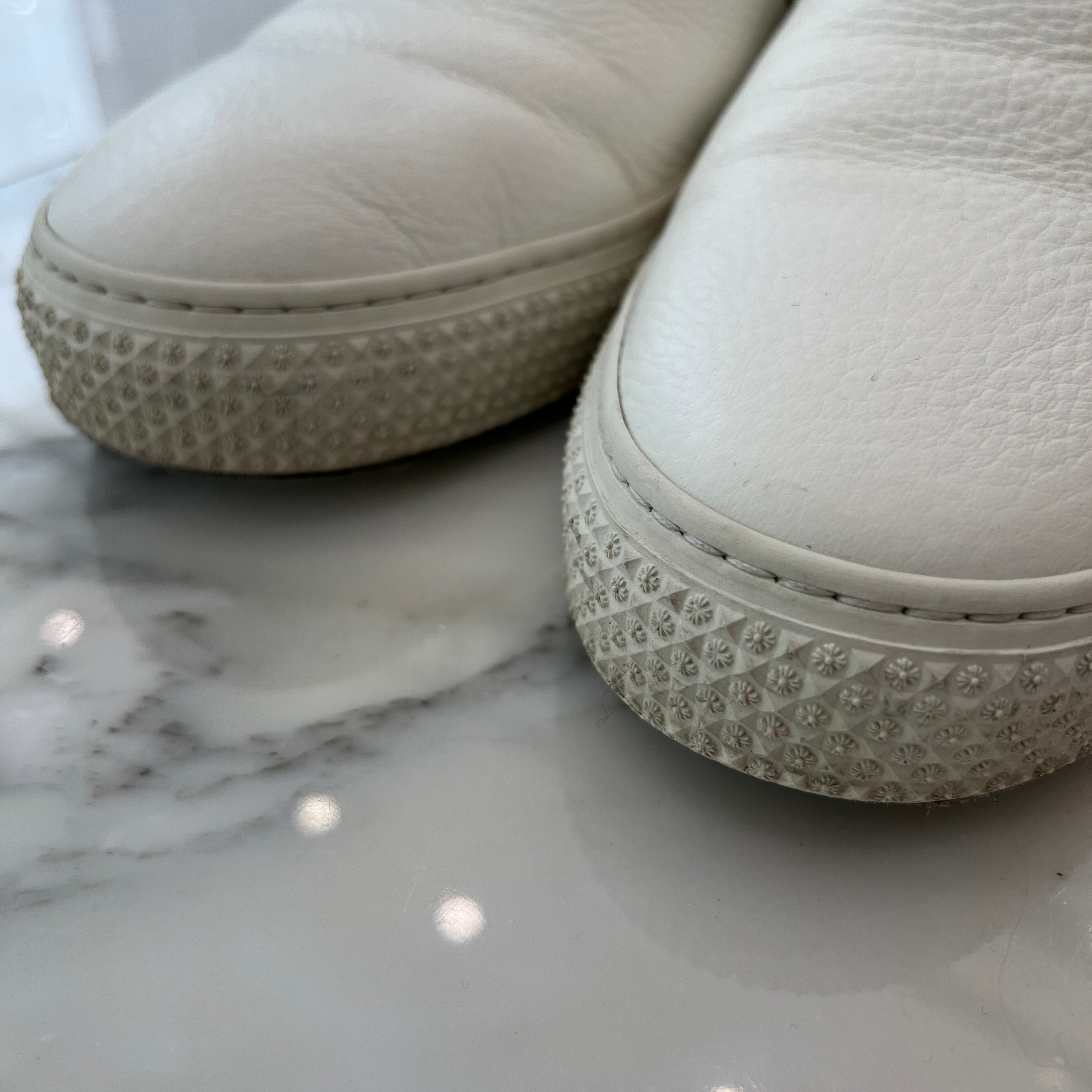 CHROME HEARTS CH Plus Leather Patch Dagger Slip On Size 43 クロムハーツ CHプラス レザーパッチ ダガー スリッポン サイズ43