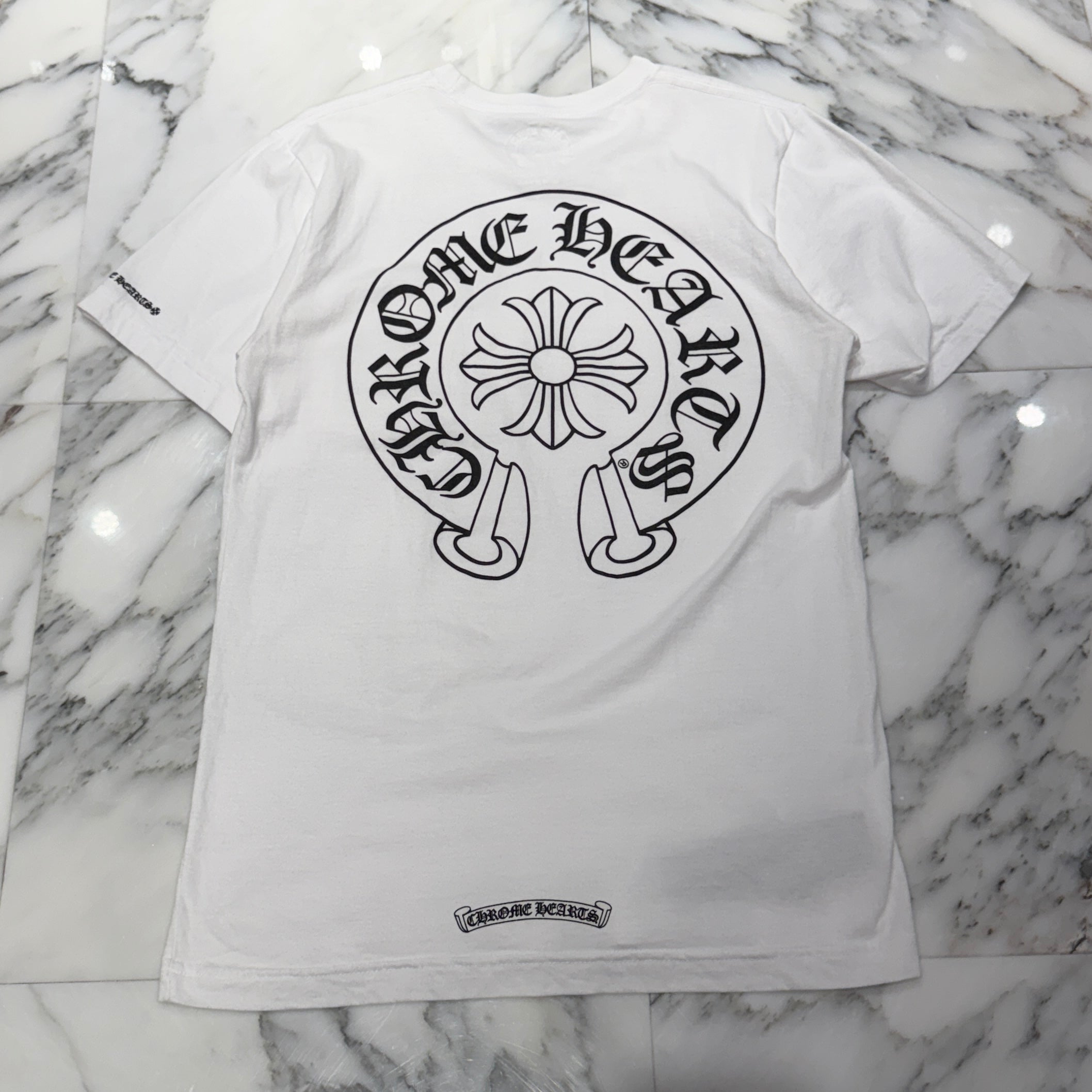 CHROME HEARTS Scroll Logo Tシャツ Sサイズ Chrome Hearts Tシャツ Sサイズ CHROME HEARTS Scroll Logo Tシャツ S