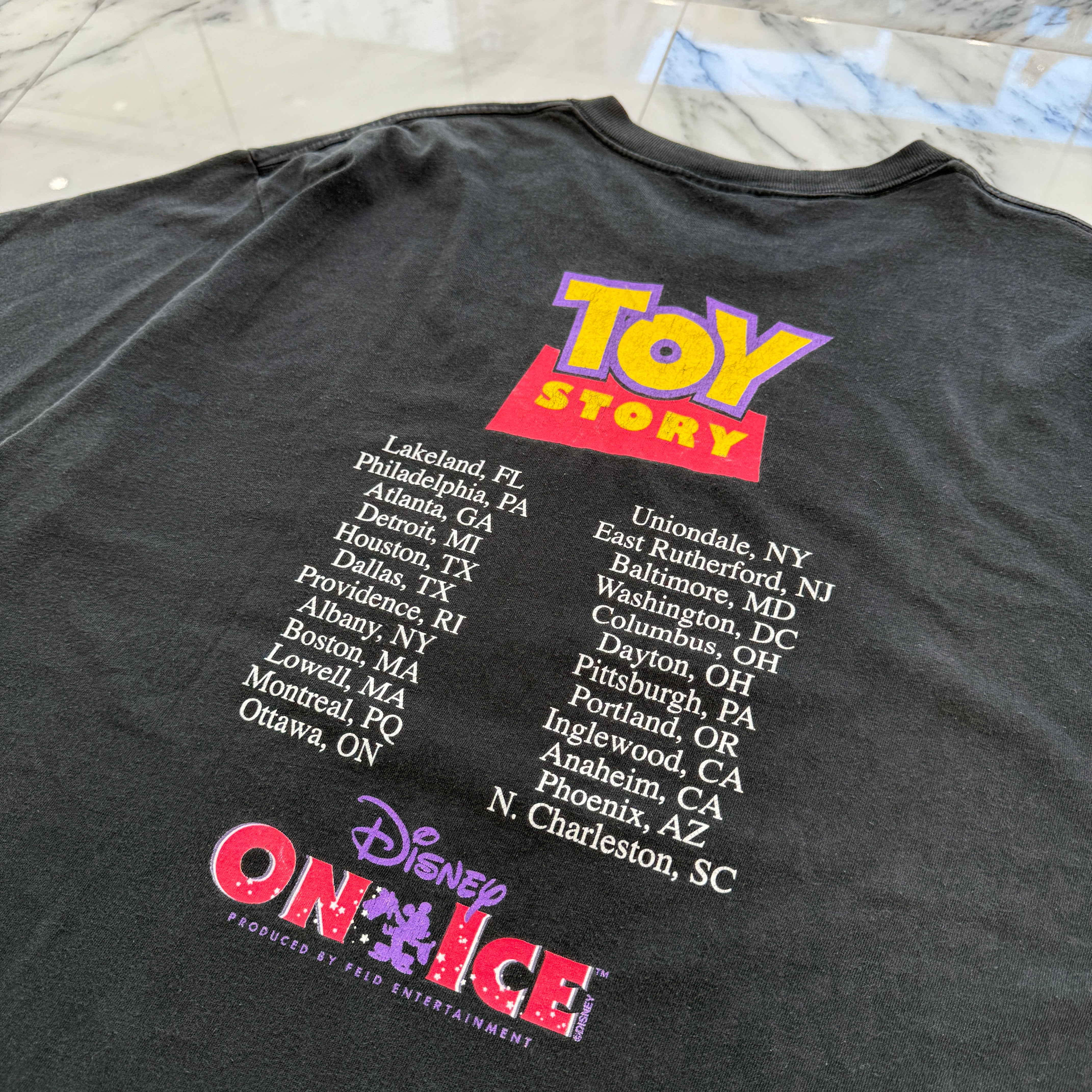 Vintage 90's Disney TOY STORY "DISNEY ON ICE" Tour DELTA S/S Tee Size XXL 90's ディズニー トイストーリー "ディズニー・オン・アイス" ツアー デルタ社製 Tシャツ サイズXXL