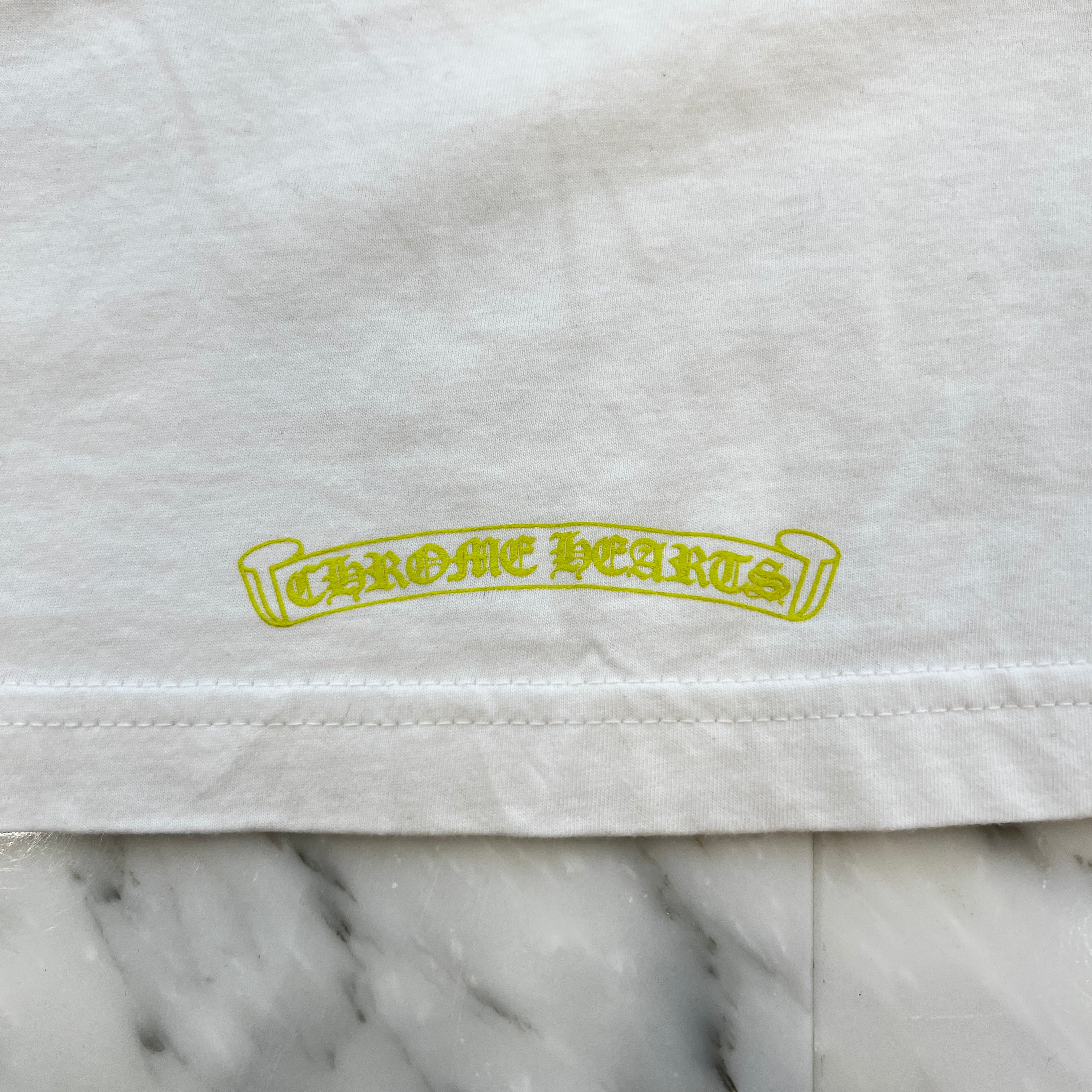 CHROME HEARTS Made In Hollywood Vertical Logo Long Sleeve Tee Size L クロムハーツ メイドインハリウッド ヴァーティカルロゴ ロングスリーブTシャツ サイズL