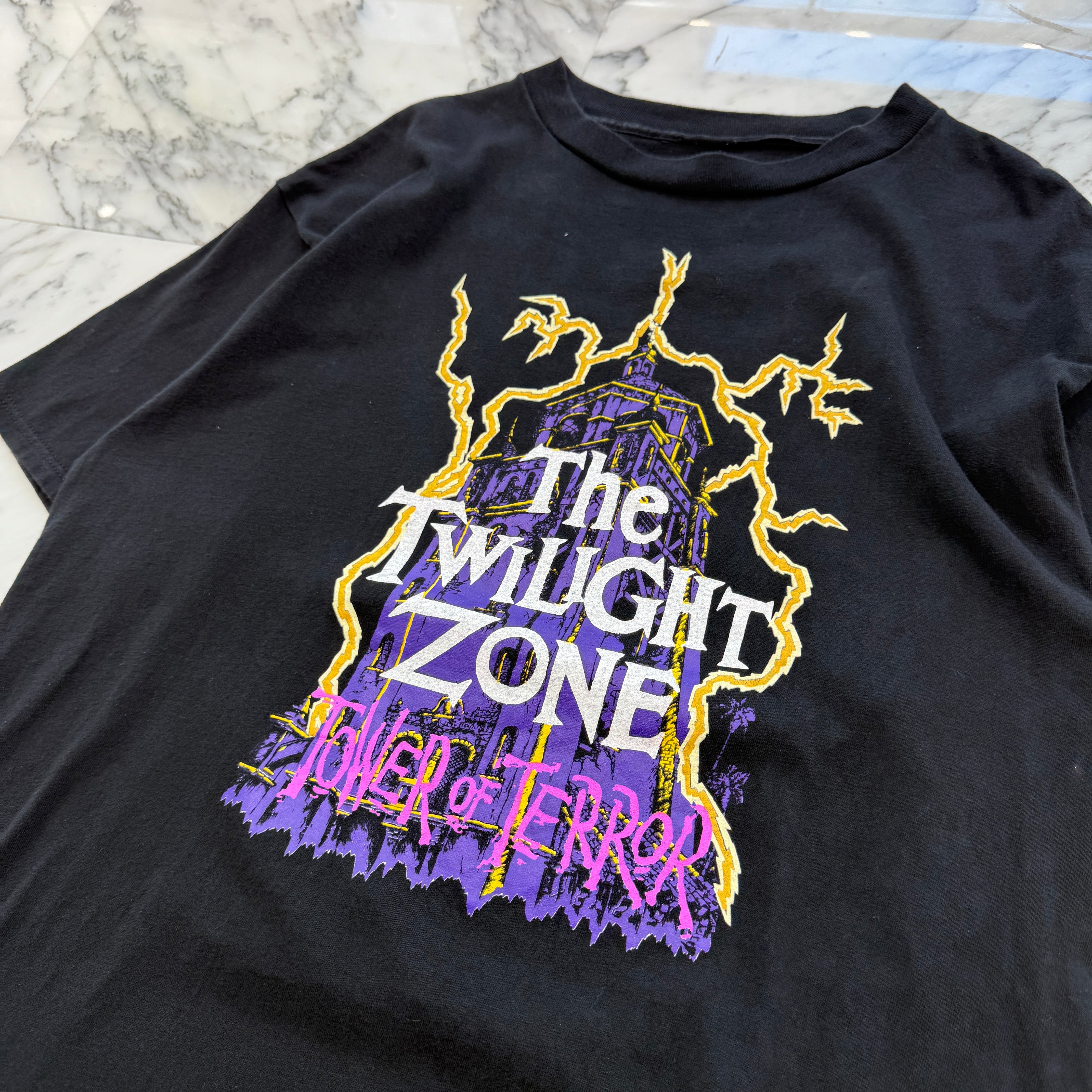 Vintage 90's Disney "Tower of Terror" Attraction S/S Tee 90's ディズニー "タワー・オブ・テラー" アトラクションTシャツ