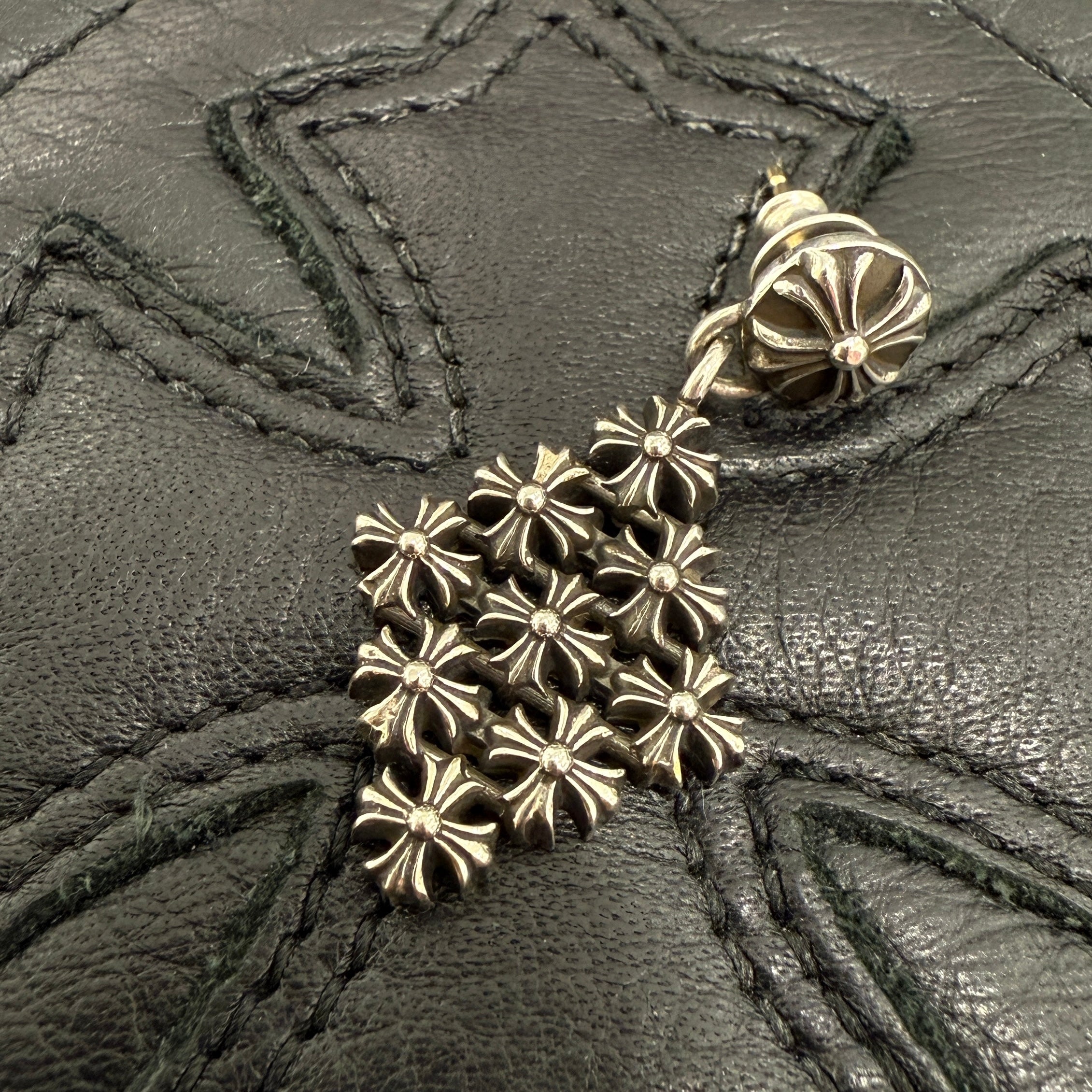 CHROME HEARTS Chain Maille CH Plus Earring クロムハーツ チェーンメイル CHプラス ピアス シルバー925