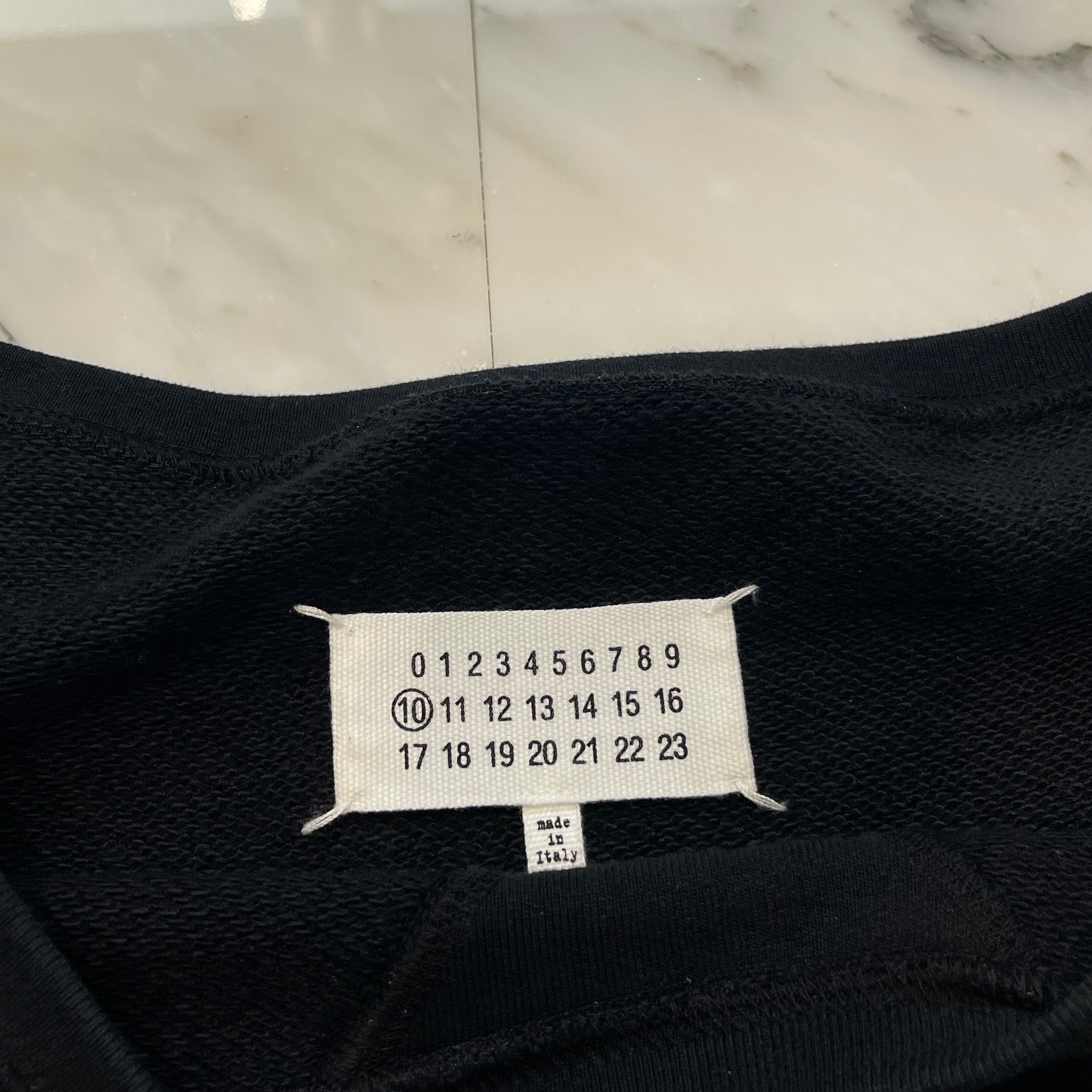 Maison Margiela 2019AW "Reference 10-14" Oversized Sweat Shirt S50GU0101 S25405 Size 48 メゾンマルジェラ "リファレンス 10-14" オーバーサイズ スウェットシャツ サイズ48