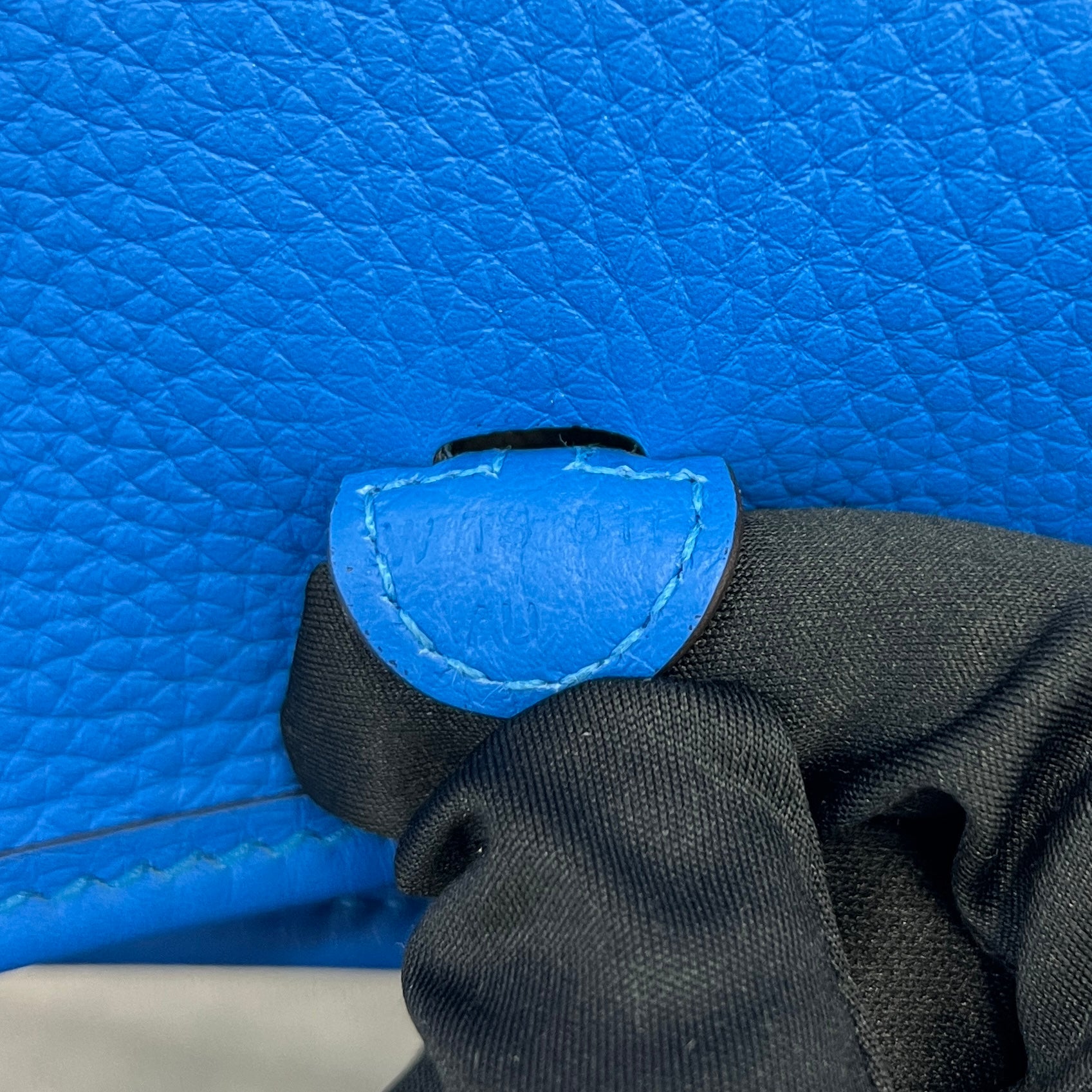 HERMES Evelyn TPM "Blue Royal" W刻印 エルメス エブリン TPM "ブルーロイヤル" レザーショルダーバッグ W刻印