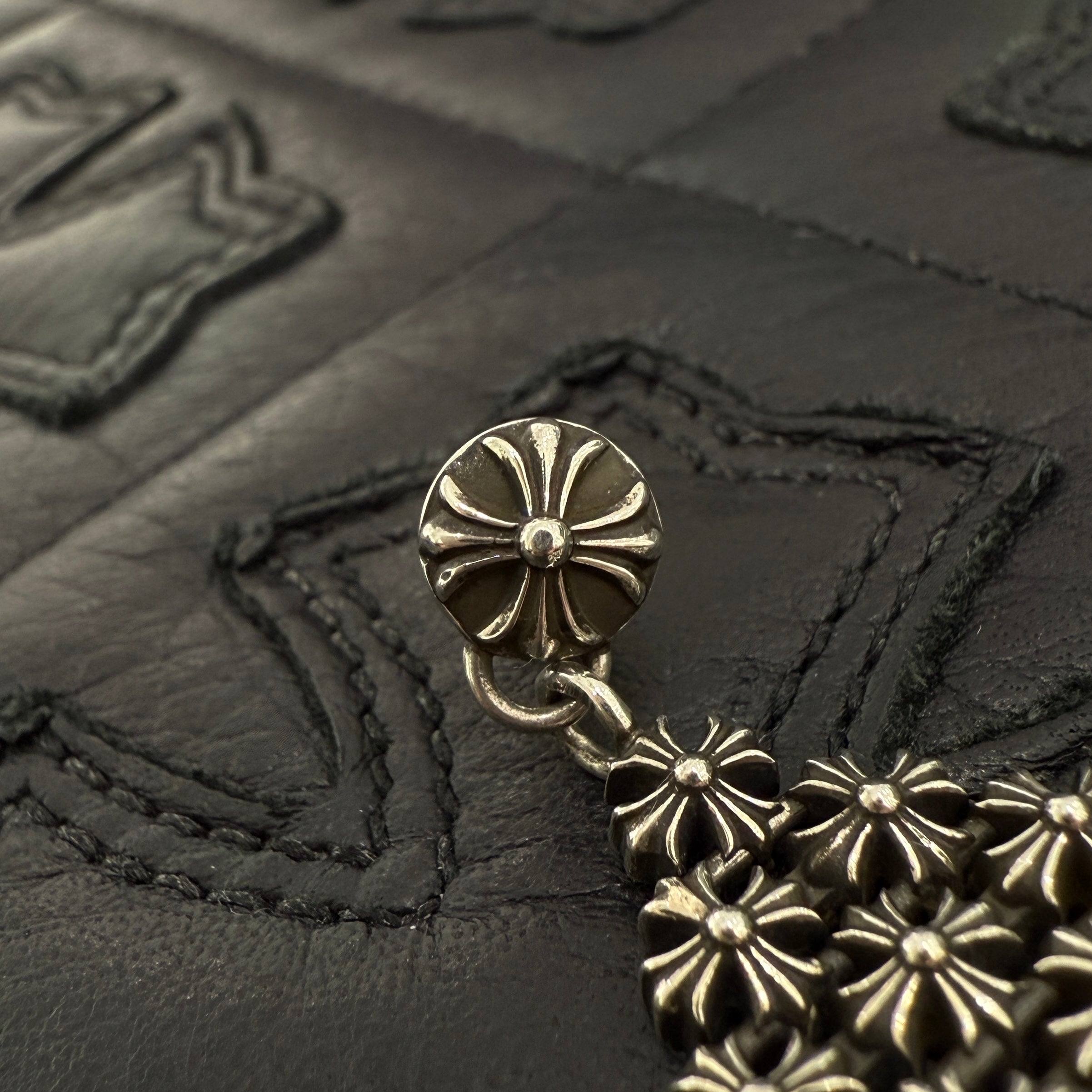 CHROME HEARTS Chain Maille CH Plus Earring クロムハーツ チェーンメイル CHプラス ピアス シルバー925