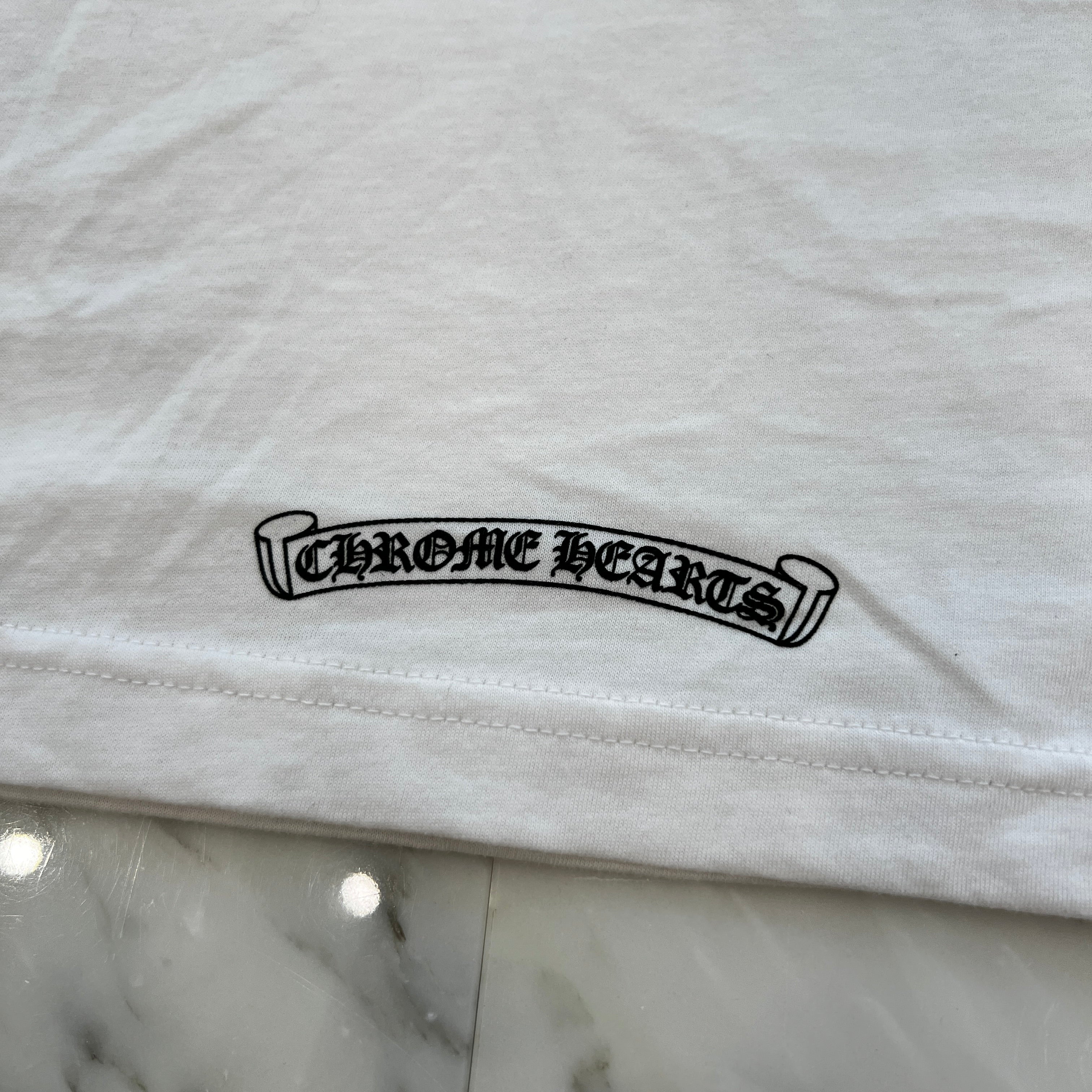 CHROME HEARTS Neck Logo Long Sleeve Tee Size XL クロムハーツ ネックロゴ ロングスリーブTシャツ サイズXL