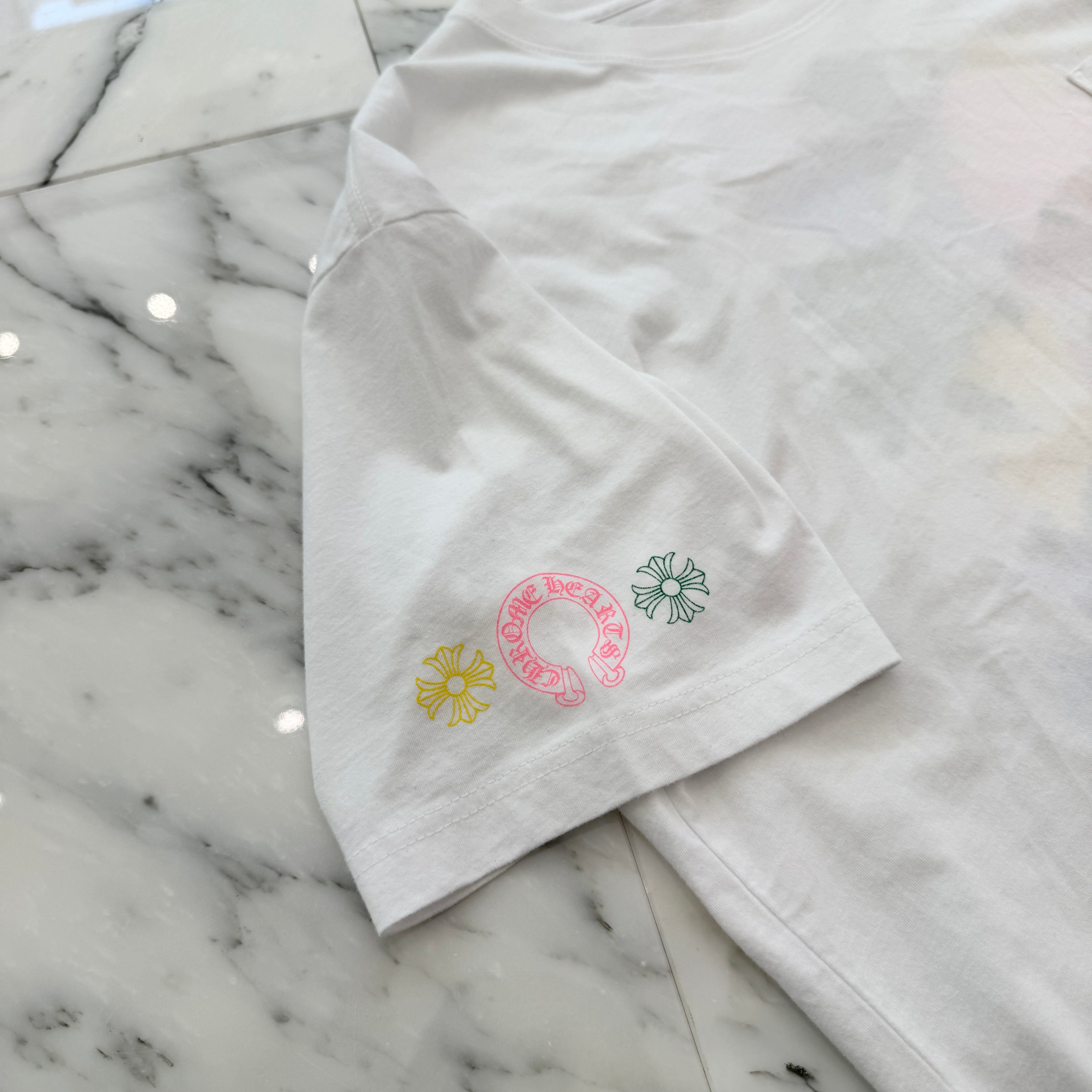 CHROME HEARTS 2021SS MLTCOL CEM CRS Tee Size L クロムハーツ マルチカラー セメタリークロス Tシャツ サイズL