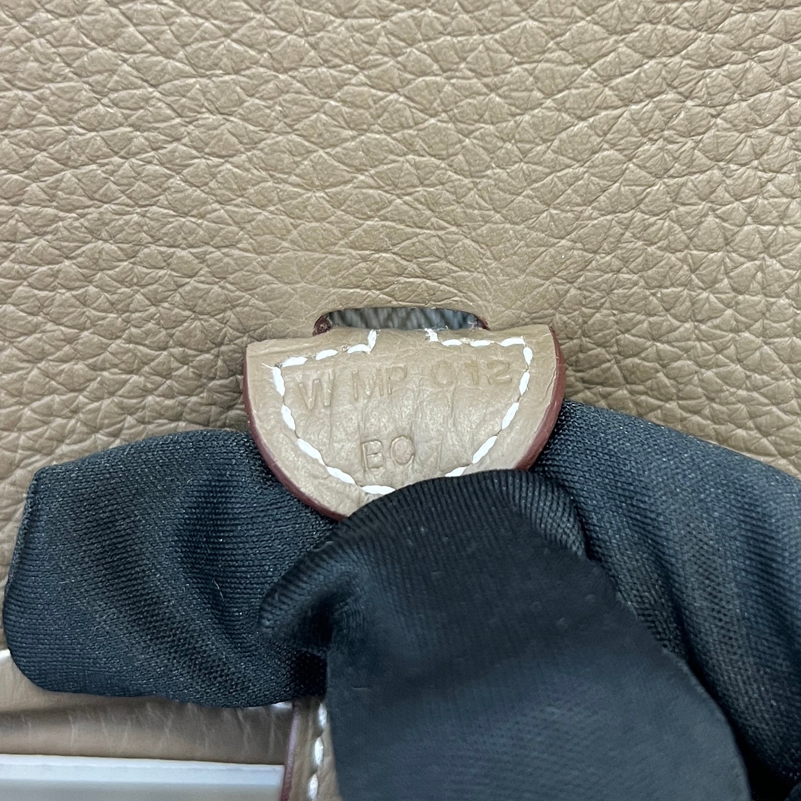 HERMES Evelyn TPM "Etoupe" W刻印 エルメス エブリン TPM "エトゥープ" レザーショルダーバッグ W刻印