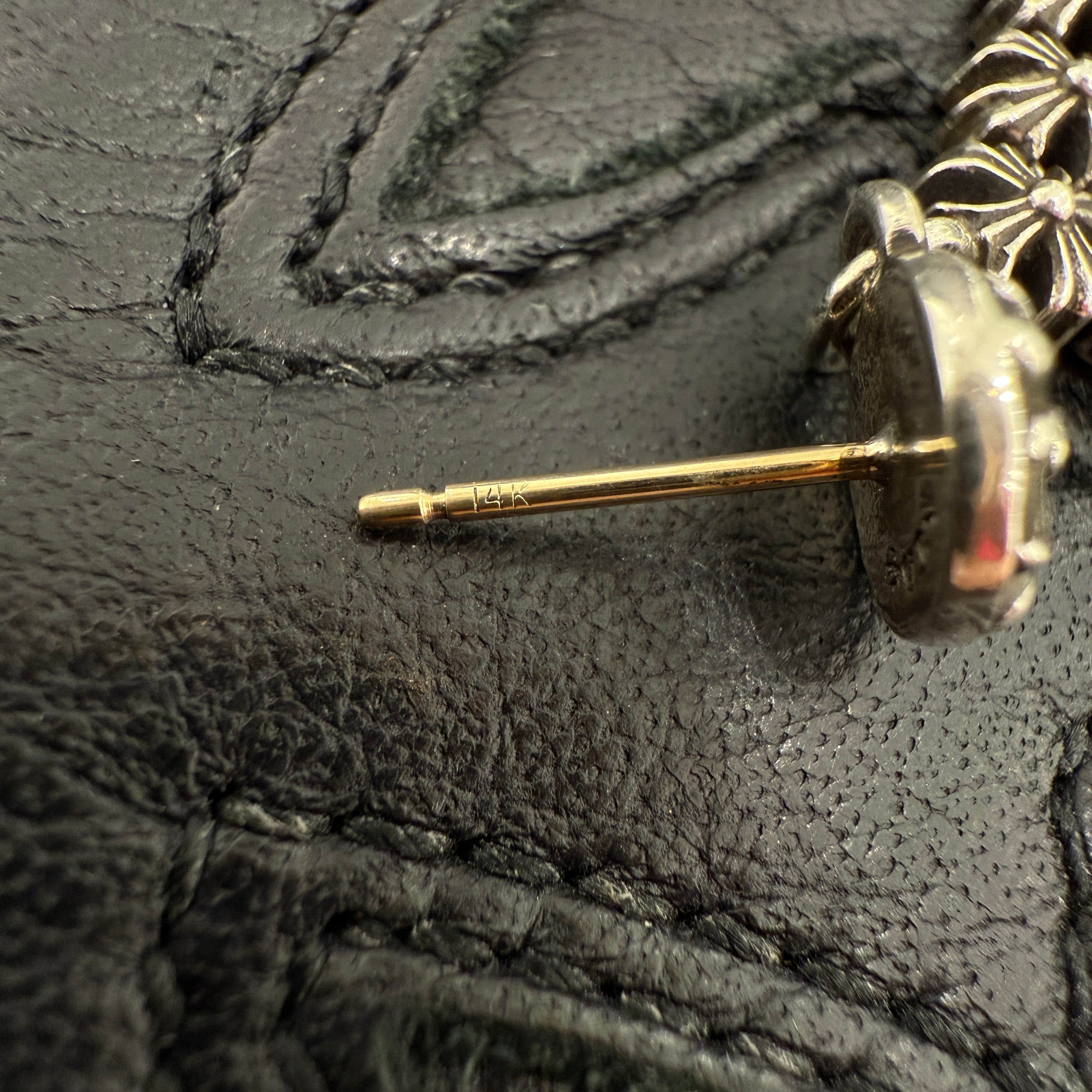 CHROME HEARTS Chain Maille CH Plus Earring クロムハーツ チェーンメイル CHプラス ピアス シルバー925