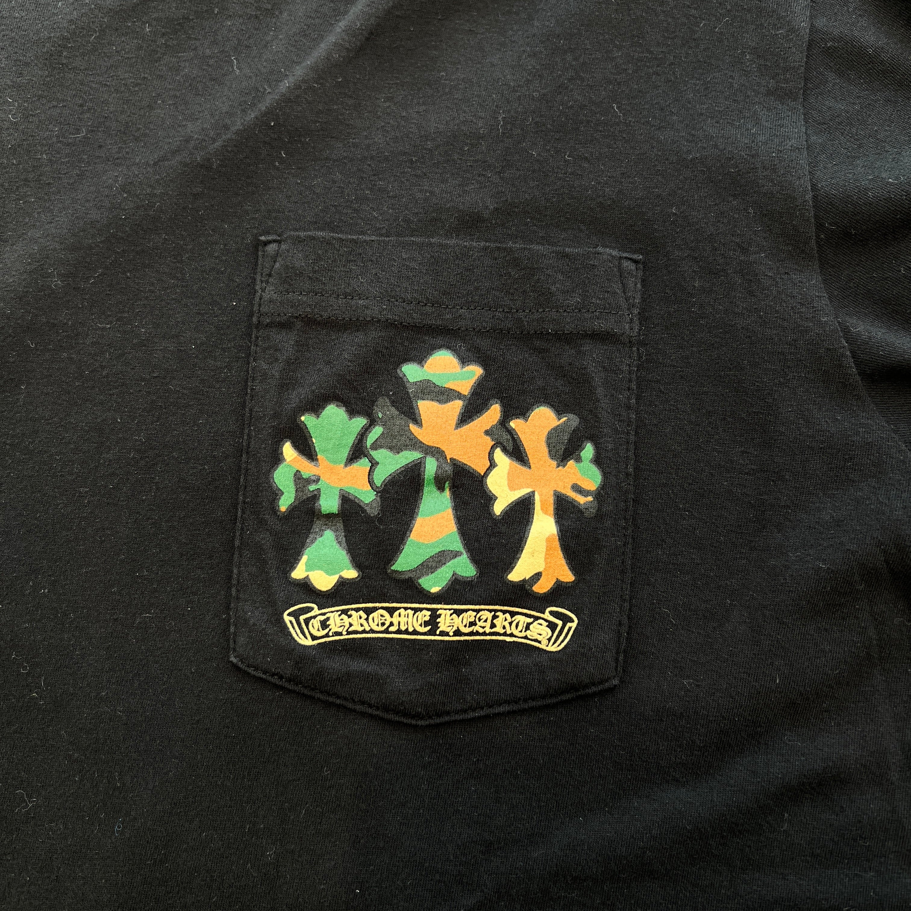 CHROME HEARTS Camo Horseshoe Long Sleeve Tee Size M クロムハ―ツ カモ ホースシュー ロングスリーブTシャツ サイズM