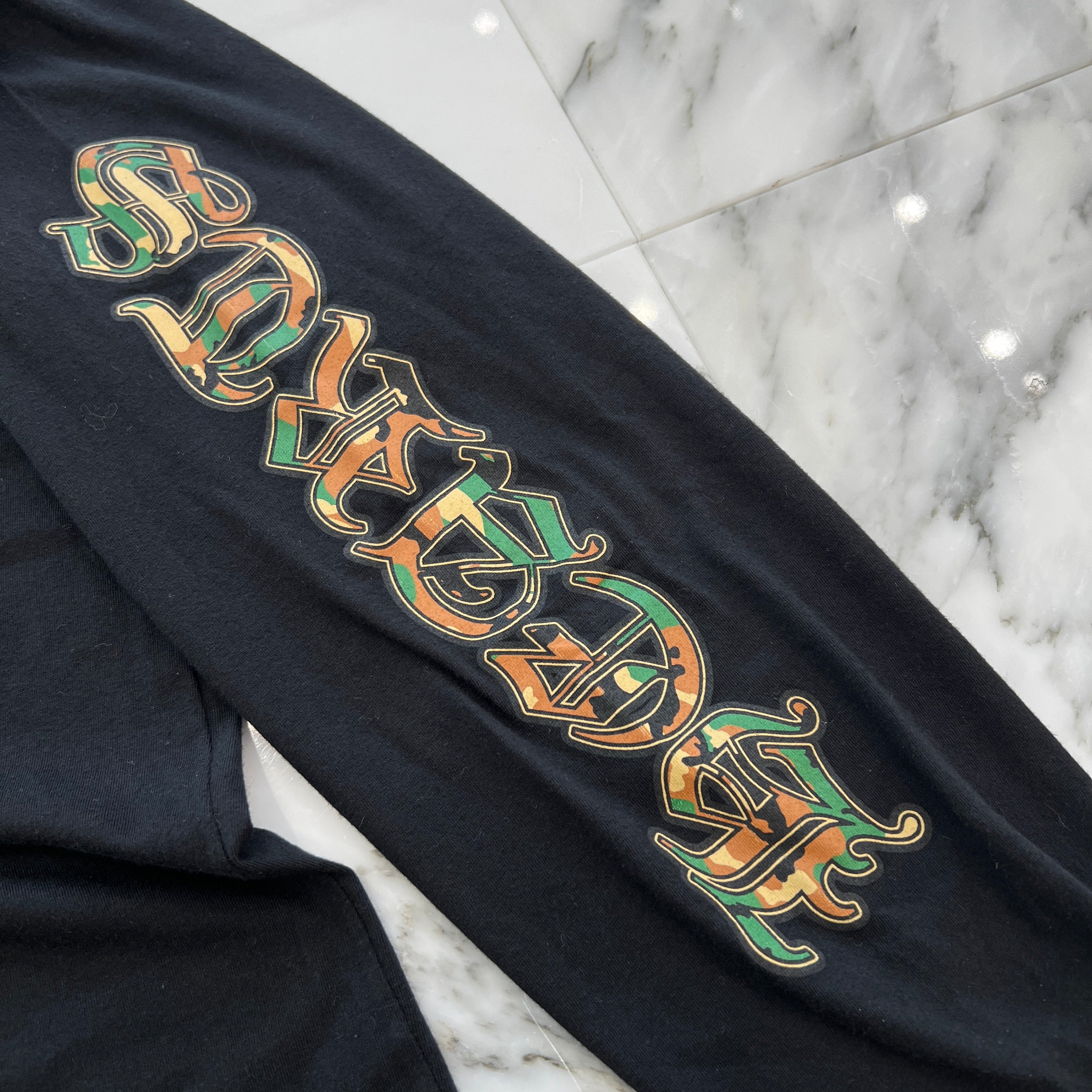 CHROME HEARTS Camo Horseshoe Long Sleeve Tee Size M クロムハ―ツ カモ ホースシュー ロングスリーブTシャツ サイズM