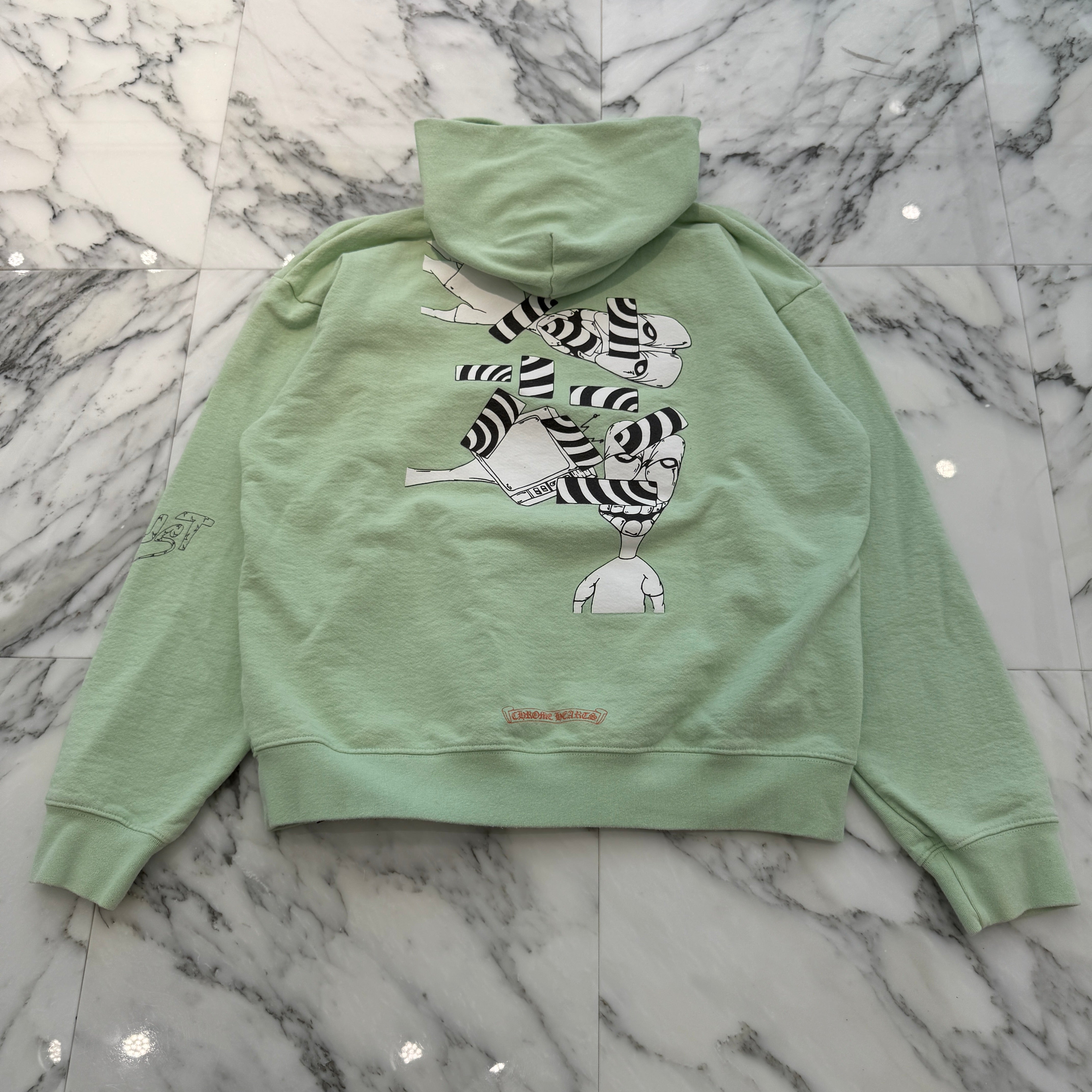 CHROME HEARTS × MATTY BOY PPO SEAFORM GRN Pullover Hoodie Size L クロムハーツ × マッティボーイ PPO シーフォーム プルオーバーフーディ サイズL