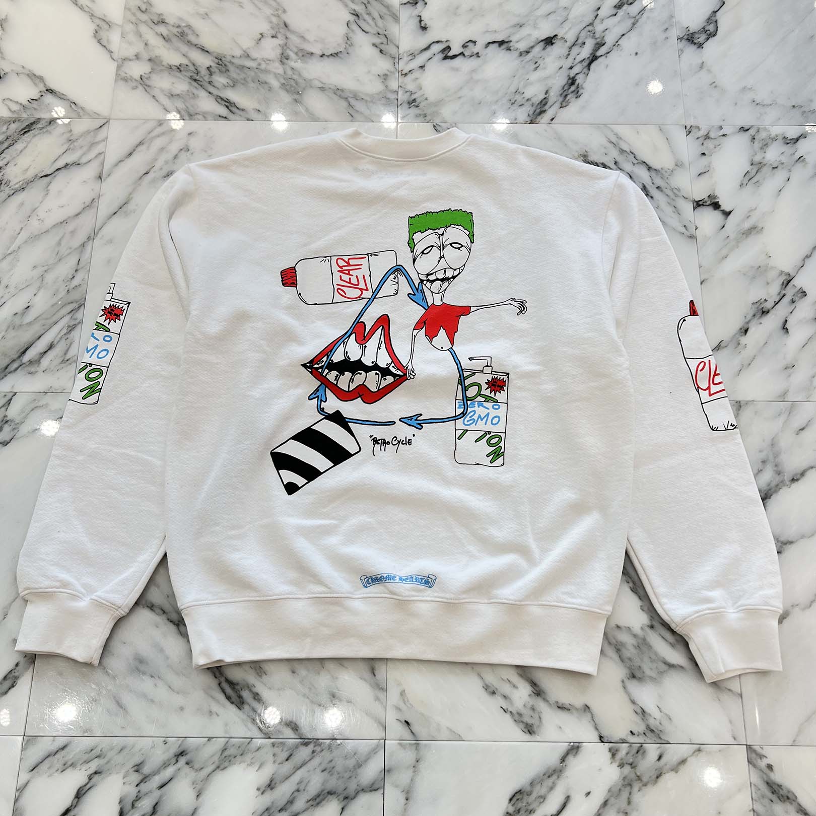 CHROME HEARTS × MATTY BOY RETRO CYCLE Sweatshirt Size L クロムハーツ × マッティボーイ レトロサイクル スウェットシャツ サイズL