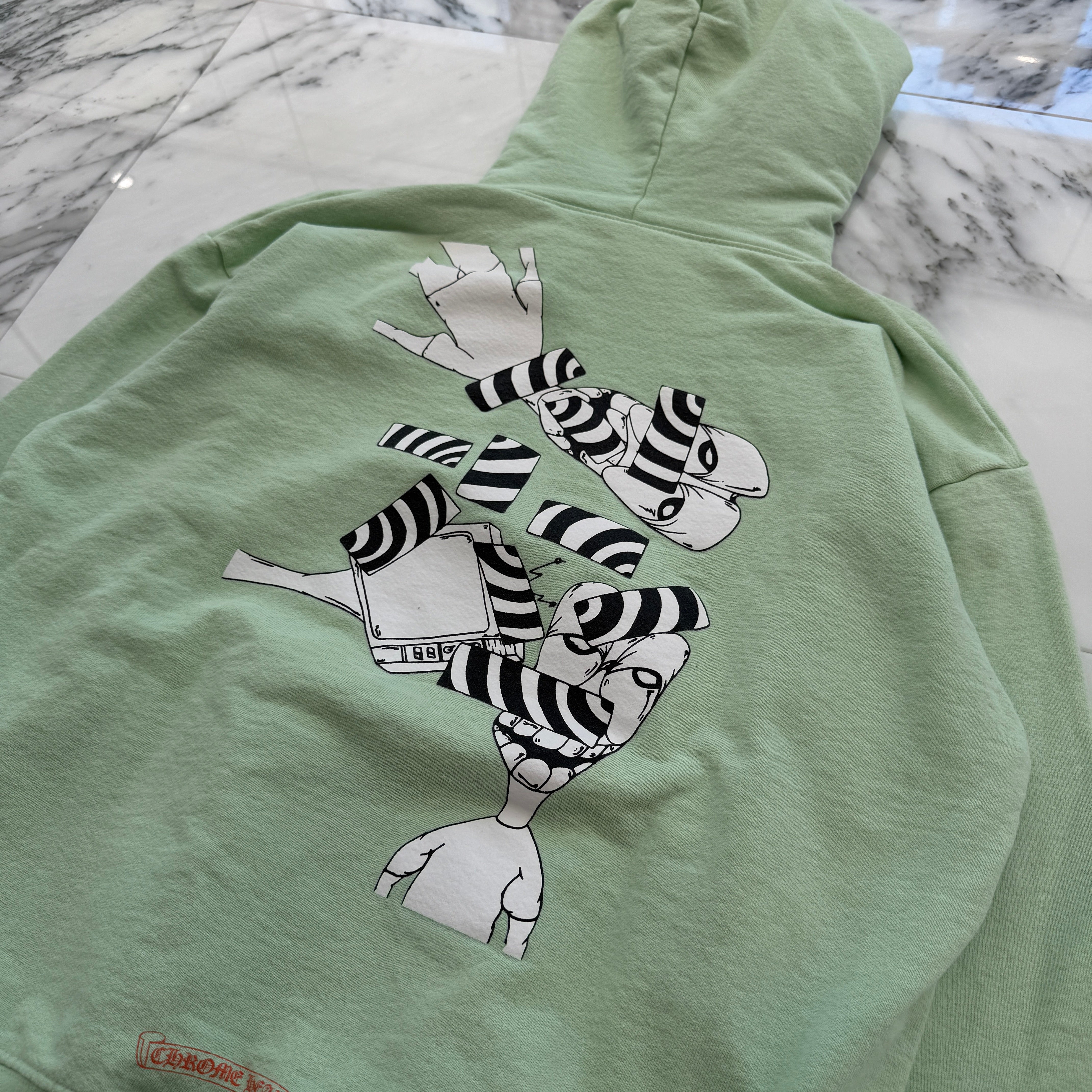 CHROME HEARTS × MATTY BOY PPO SEAFORM GRN Pullover Hoodie Size L クロムハーツ × マッティボーイ PPO シーフォーム プルオーバーフーディ サイズL