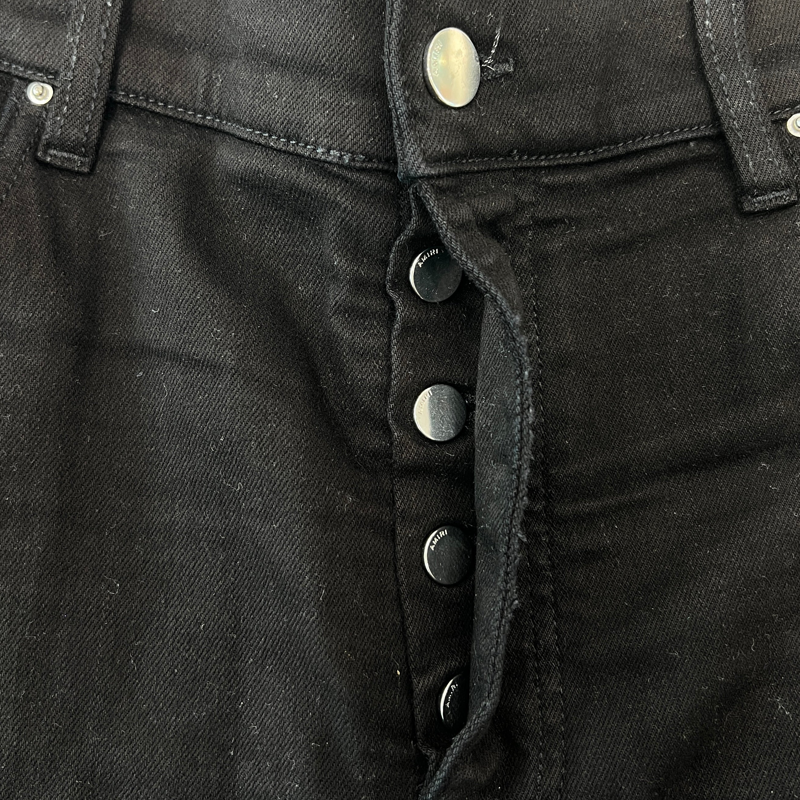 AMIRI 2023SS Tie Dye Logo Patch Damage Skinny Jeans Size 36 アミリ タイダイ ロゴパッチ ダメージ加工 スキニージーンズ サイズ36