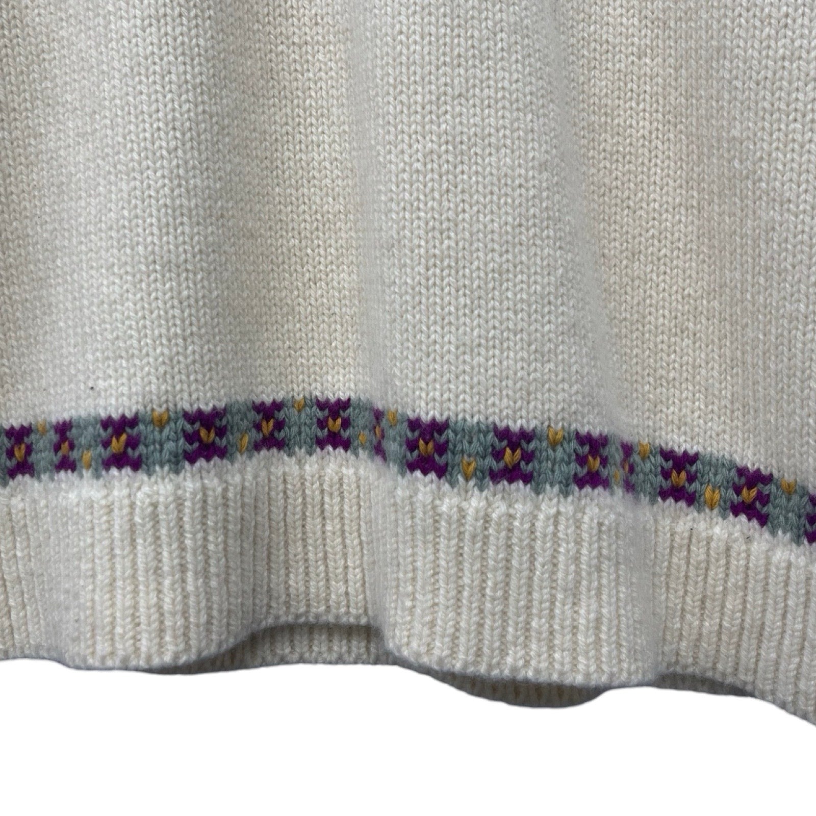 CHANEL 2021SS Nordic Wool Sweater P59806K07806 Size 44