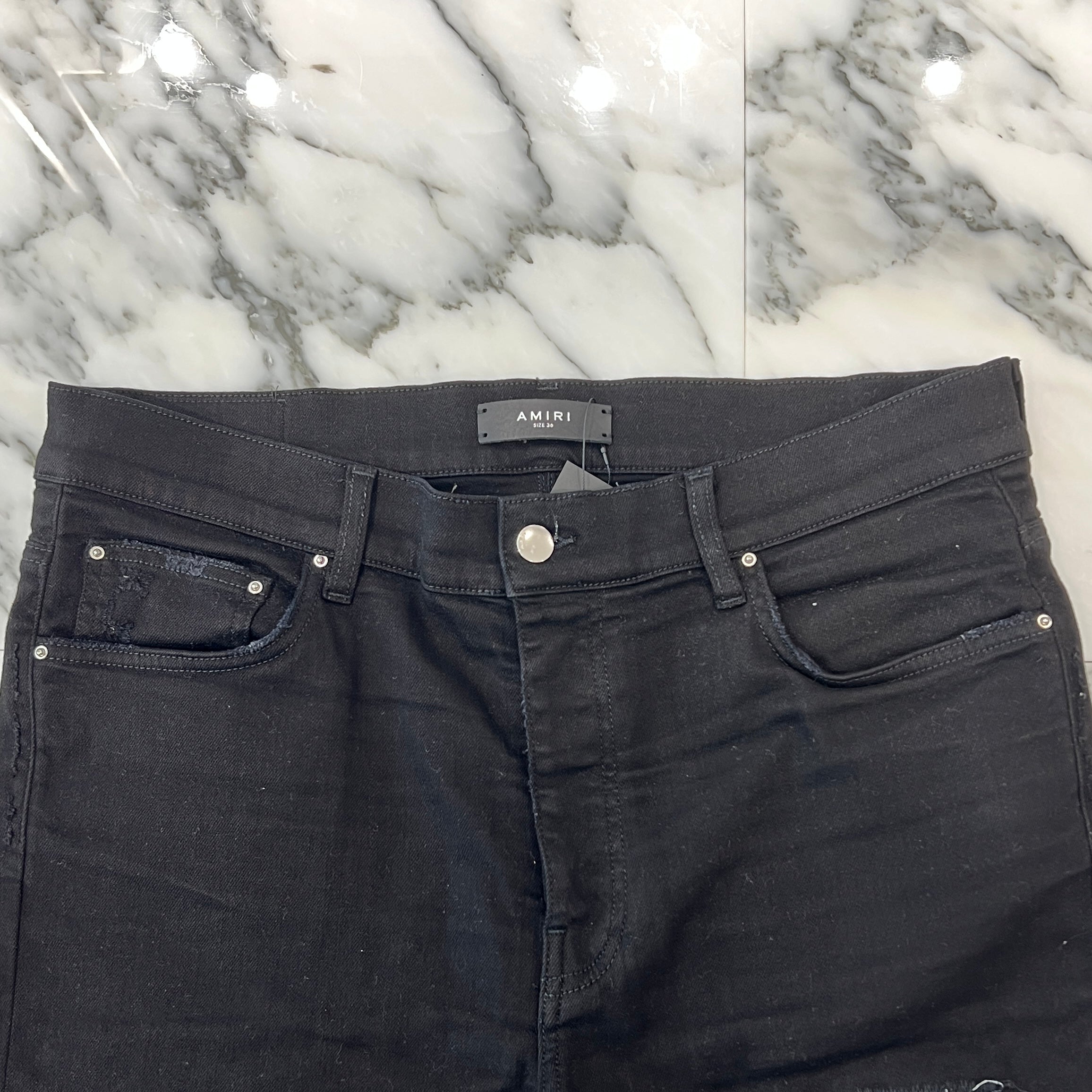 AMIRI 2023SS Tie Dye Logo Patch Damage Skinny Jeans Size 36 アミリ タイダイ ロゴパッチ ダメージ加工 スキニージーンズ サイズ36