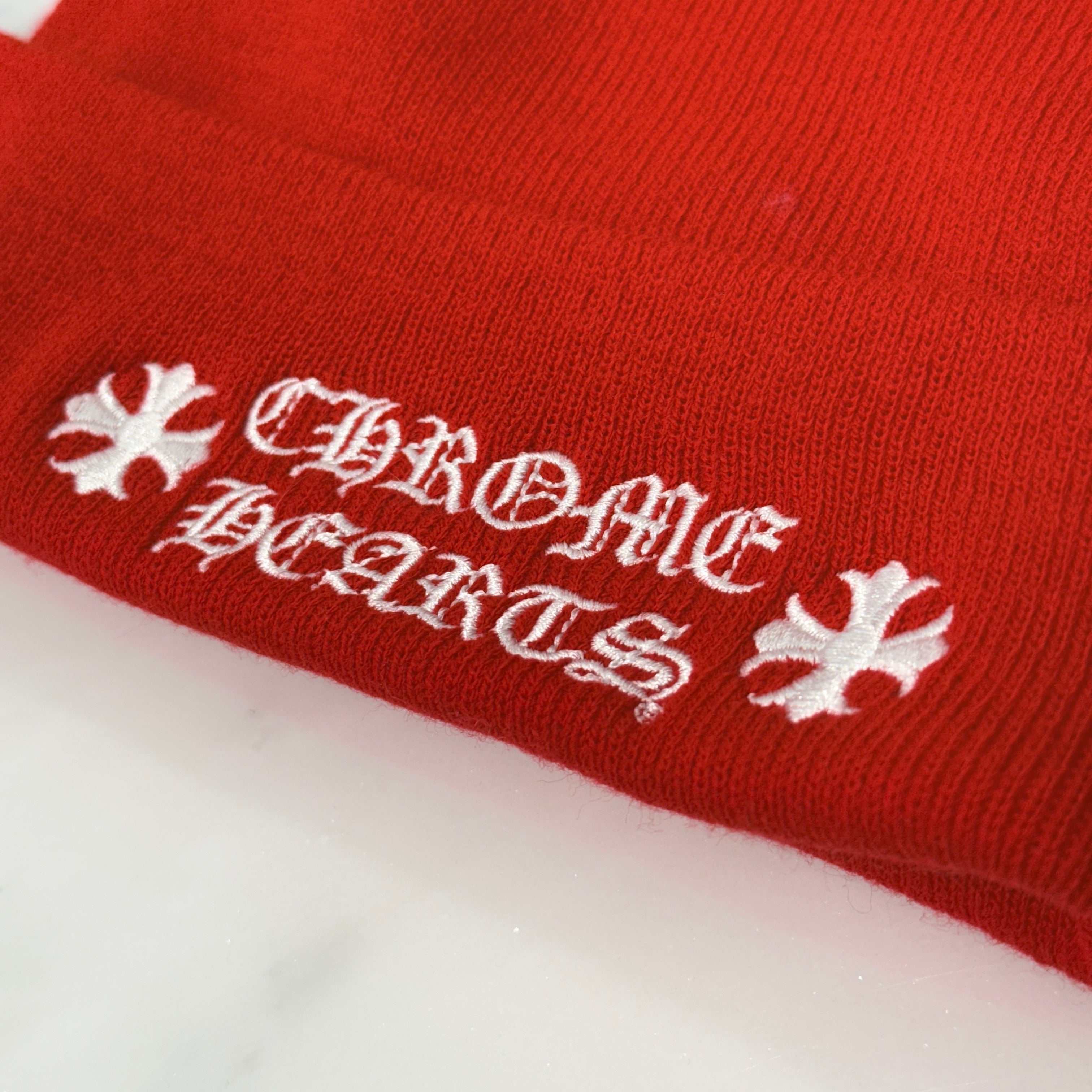 CHROME HEARTS WATCH CAP RED Size ONE SIZE（23cm）クロムハーツ ワッチキャップ レッド サイズ ONE SIZE（23cm）