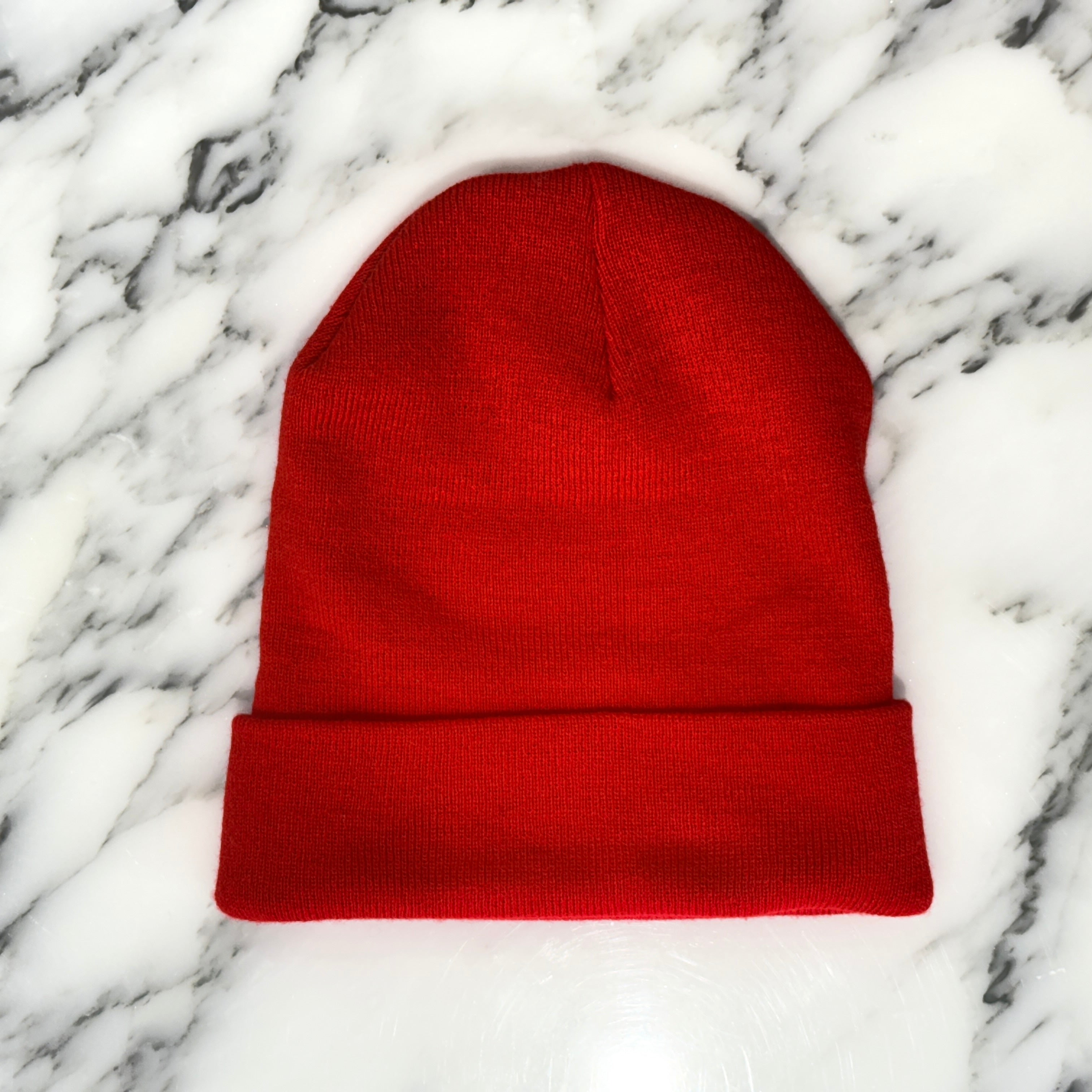 CHROME HEARTS WATCH CAP RED Size ONE SIZE（23cm）