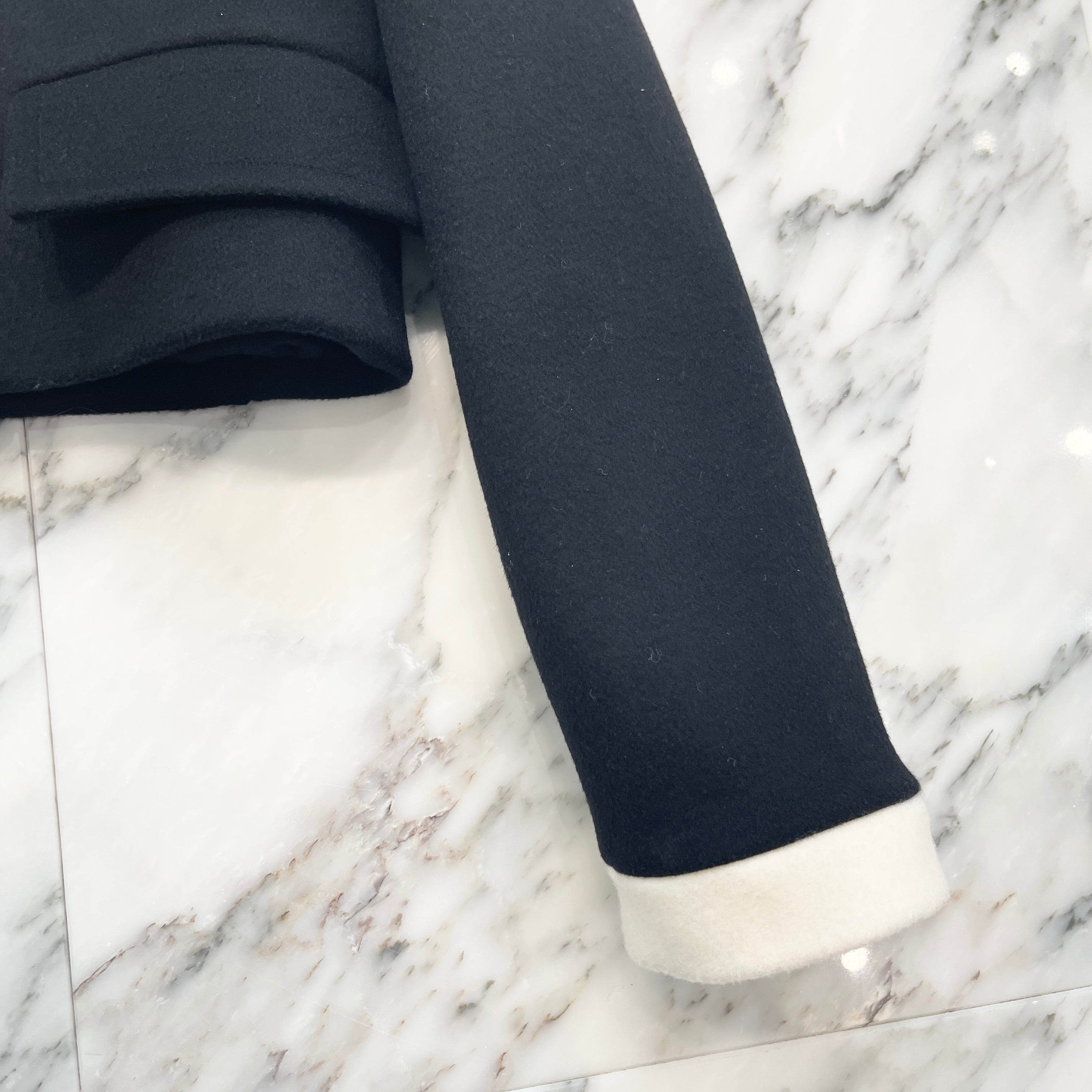 CELINE 2024AW Brompton Jacket Cashmere Cloth 2V38X943C 38NO Size 36 セリーヌ ブロンプトン ジャケット カシミヤクロス サイズ36