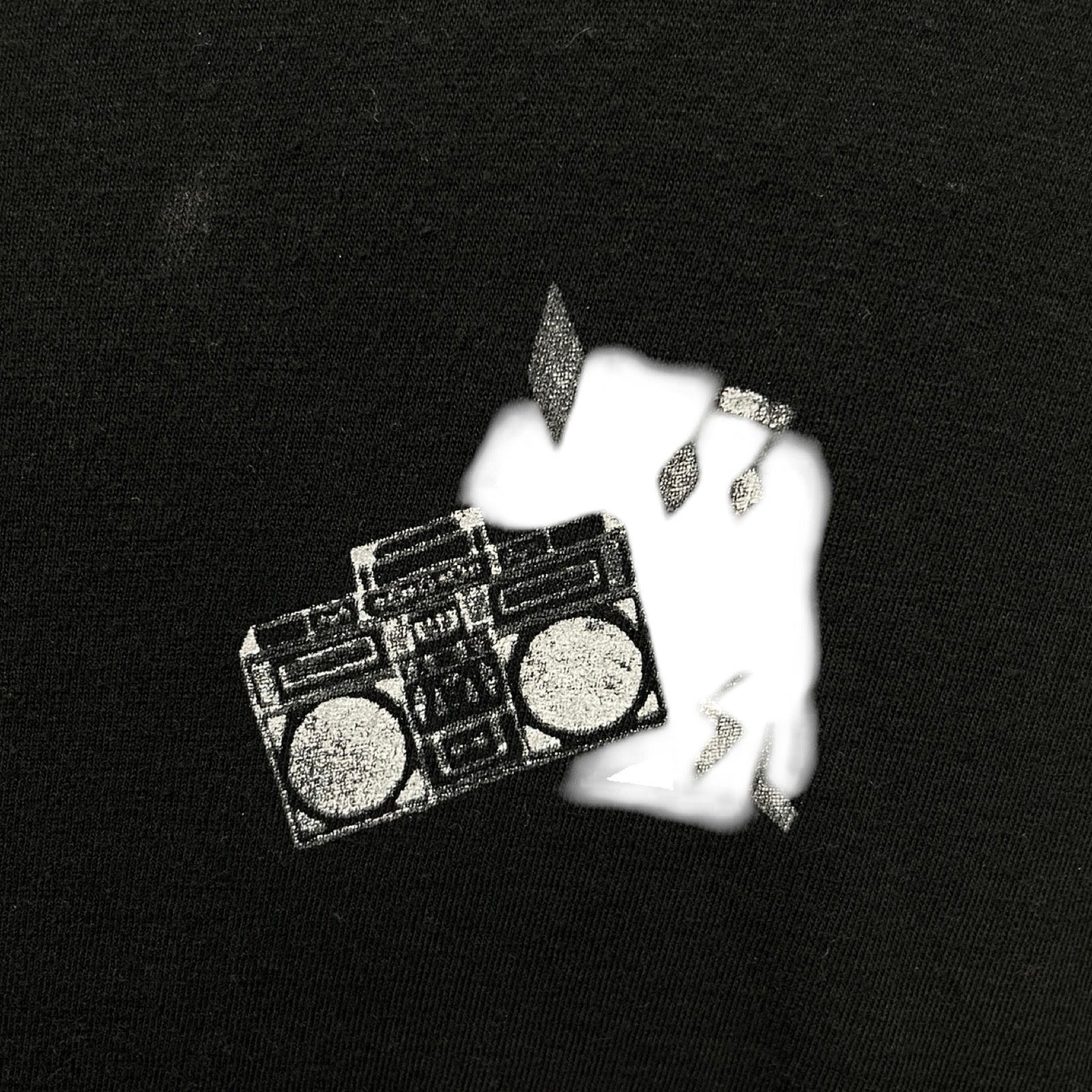 SAINT LAURENT PARIS 2019SS Cassette Player Tee 579047 YBLK2 Size XL