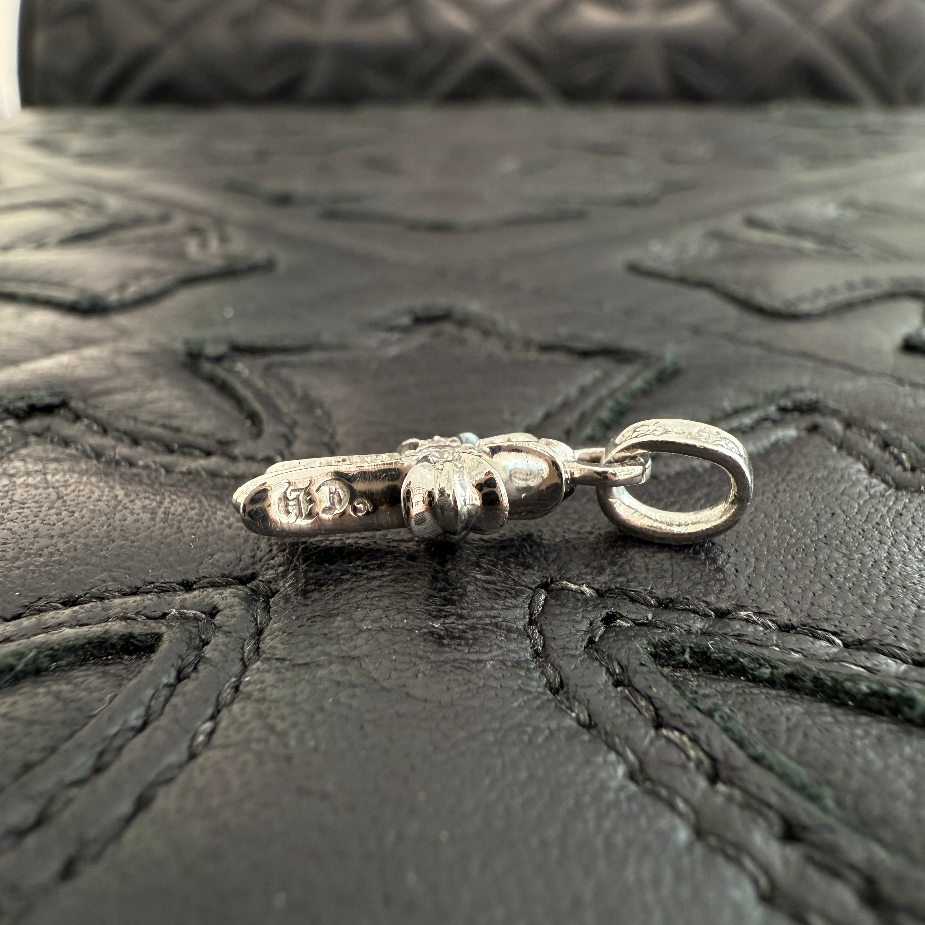 CHROME HEARTS 18K WG Baby Fat Charm Pave Diamond クロムハーツ 18K