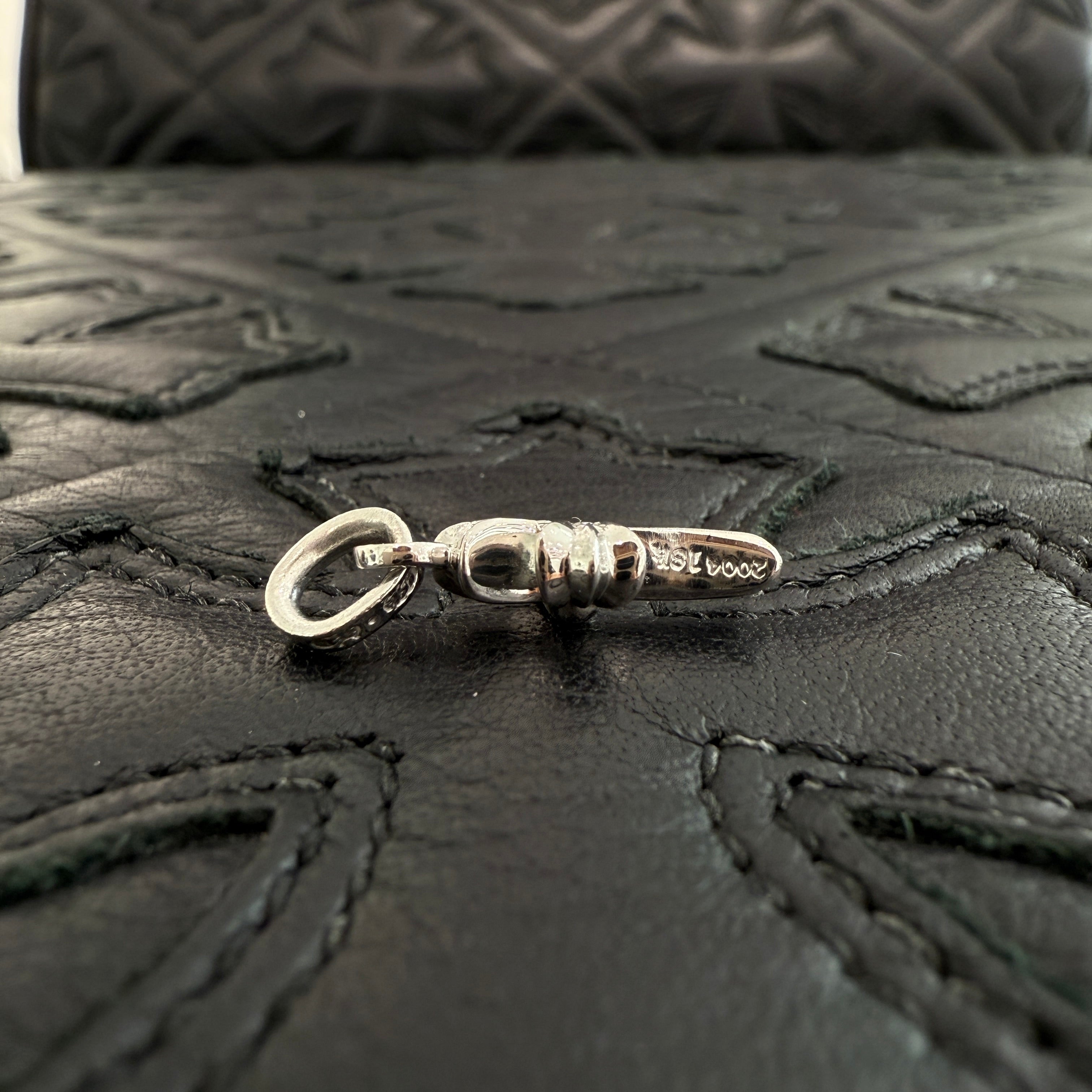 CHROME HEARTS 18K WG Baby Fat Charm Pave Diamond クロムハーツ 18K