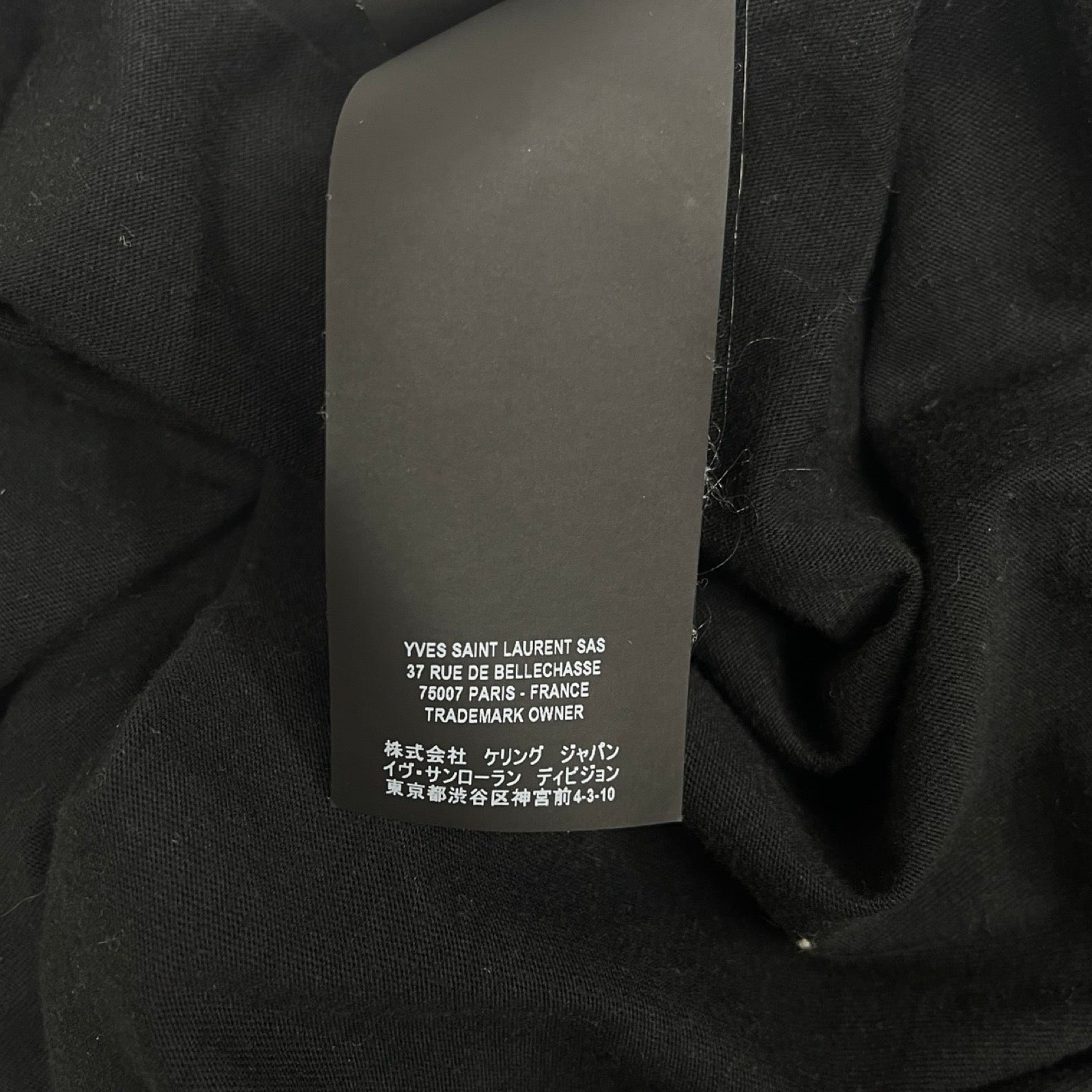 SAINT LAURENT PARIS 2019SS Cassette Player Tee 579047 YBLK2 Size XL