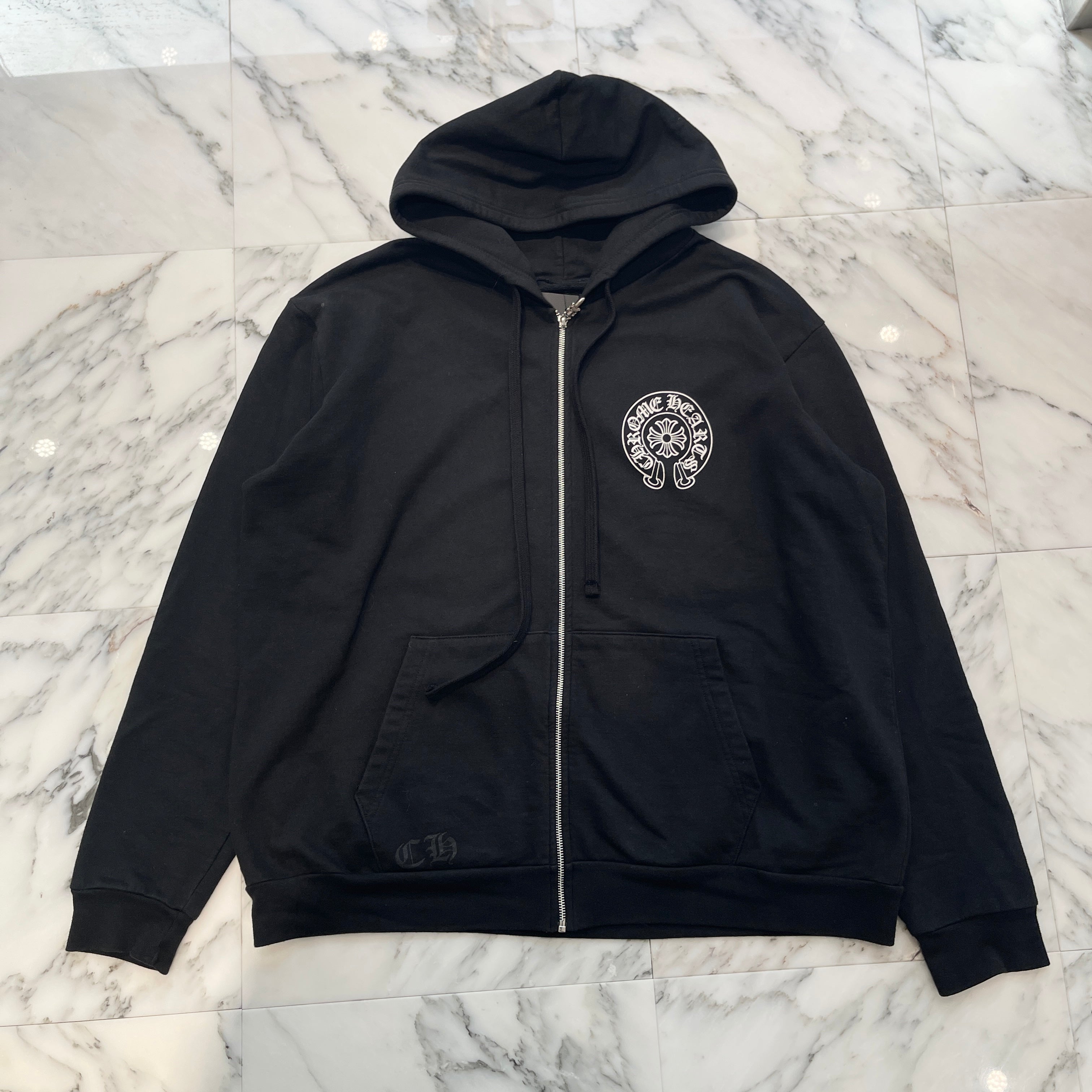 CHROME HEARTS HANGZHOU Limited Horseshoe Zip Up Hoodie Size XL クロムハーツ 杭州限定 ホースシュー ジップアップフーディー サイズXL